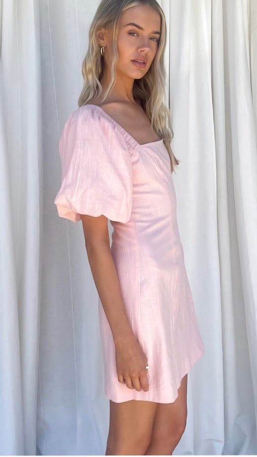 Tuscany Dress - Baby Pink