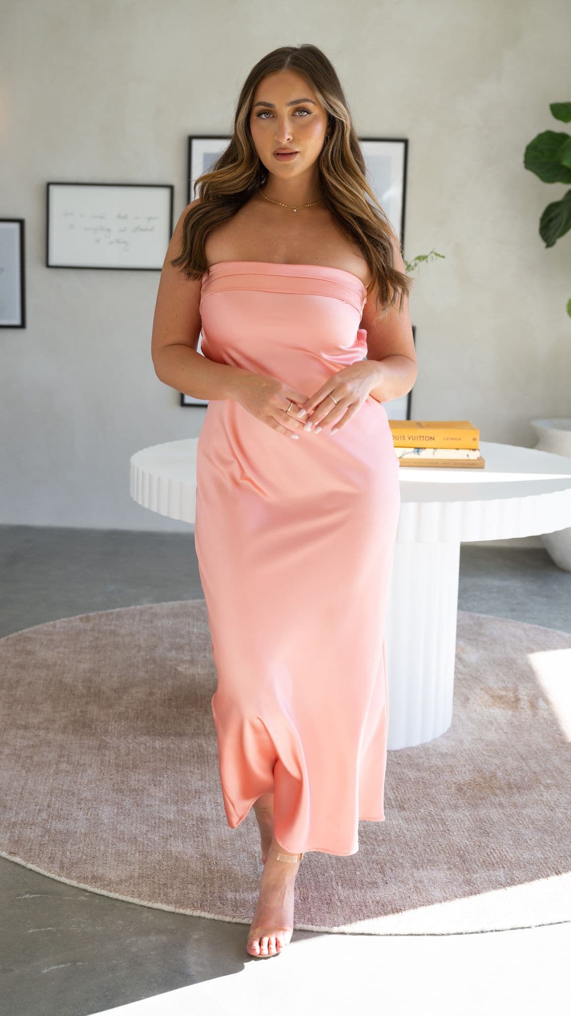 Miya Maxi Dress - Pink