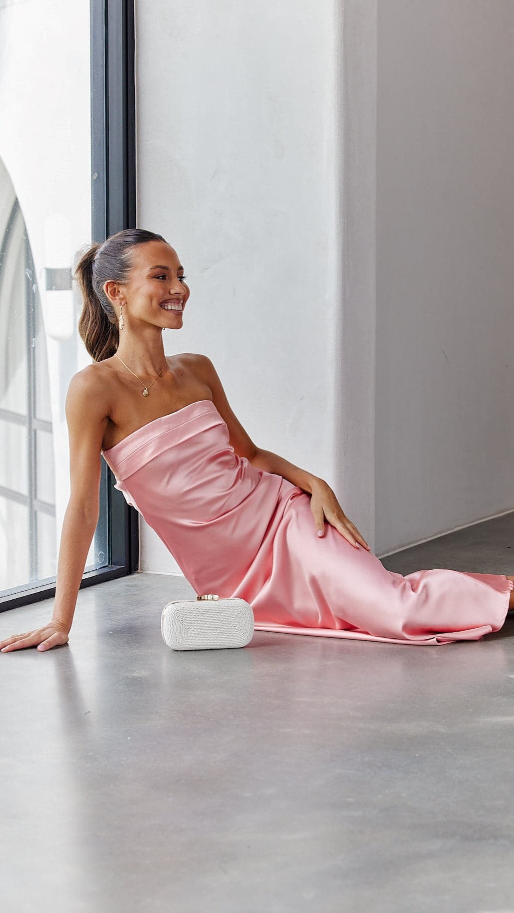 Miya Maxi Dress - Pink