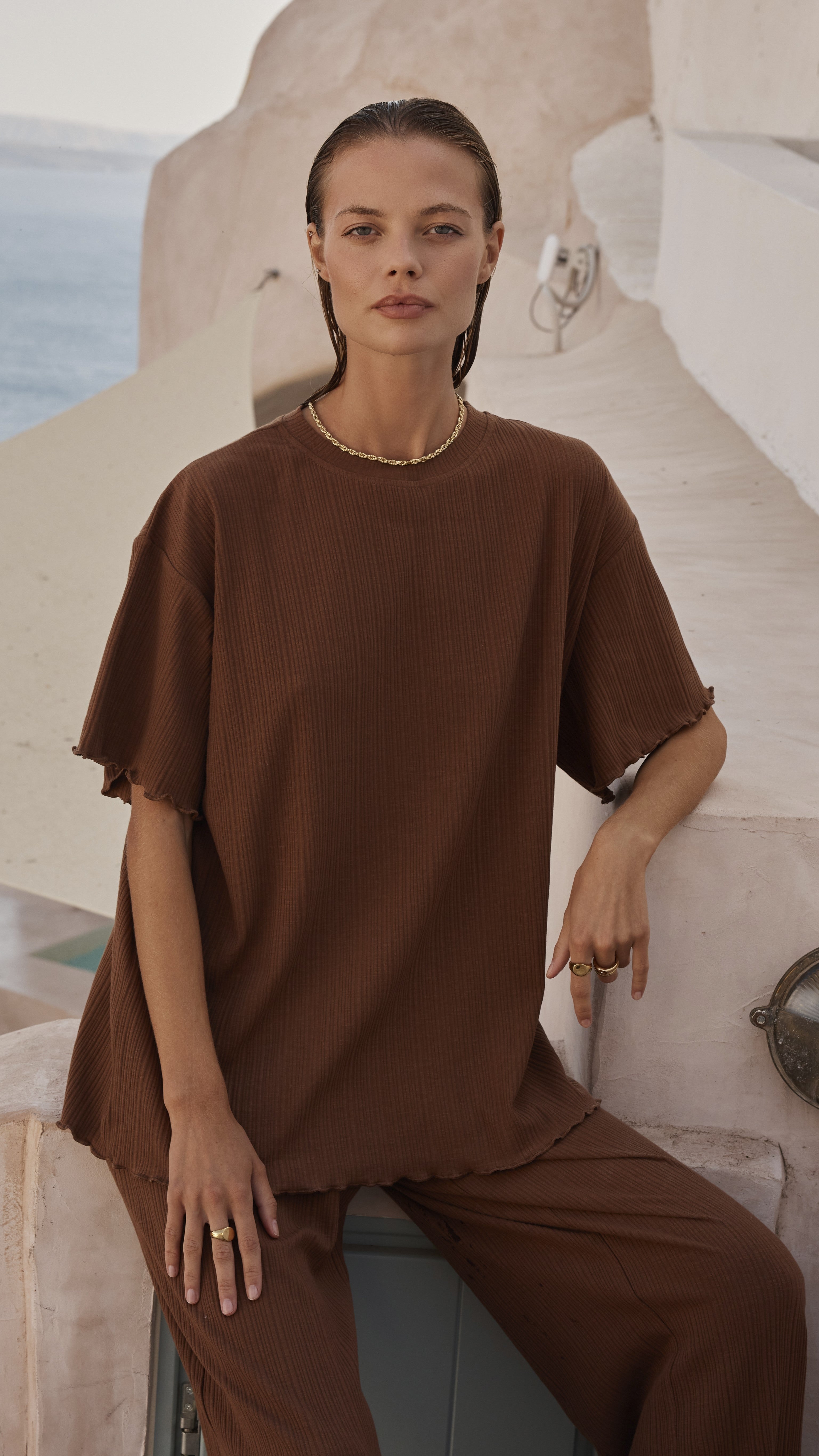 Maddox Pants - Coffee Rib