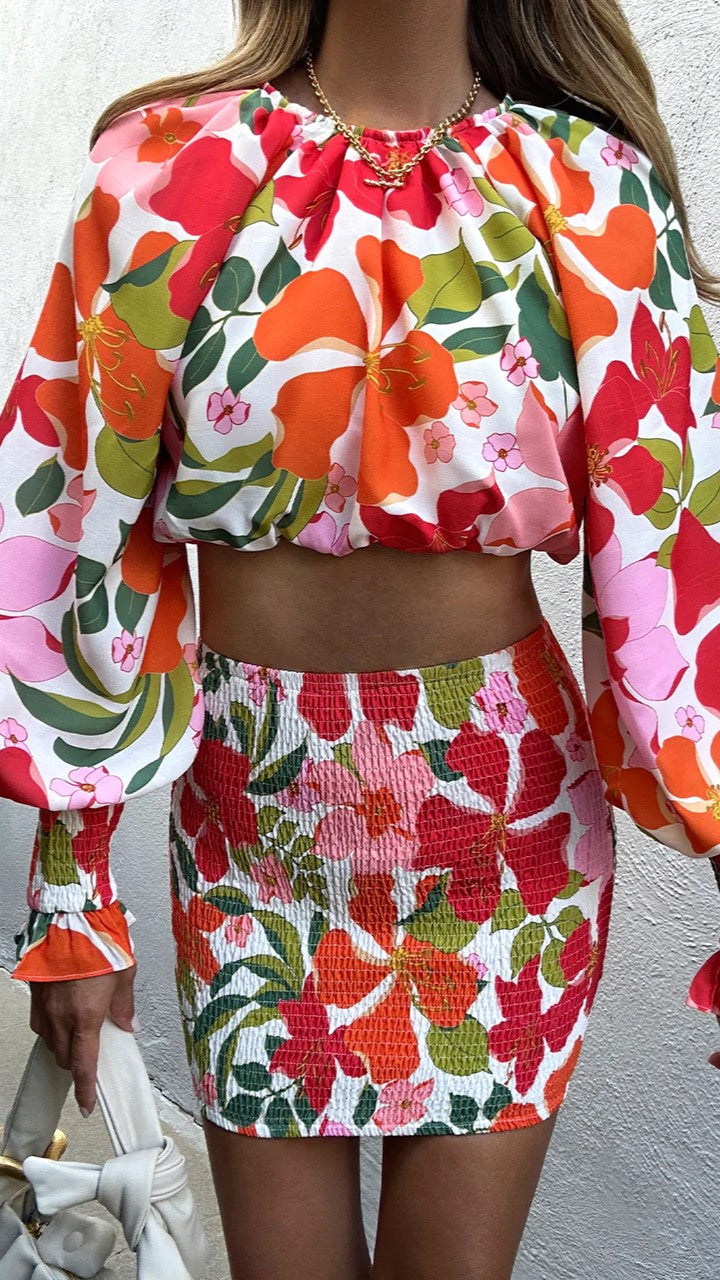 Nelda Skirt - Floral