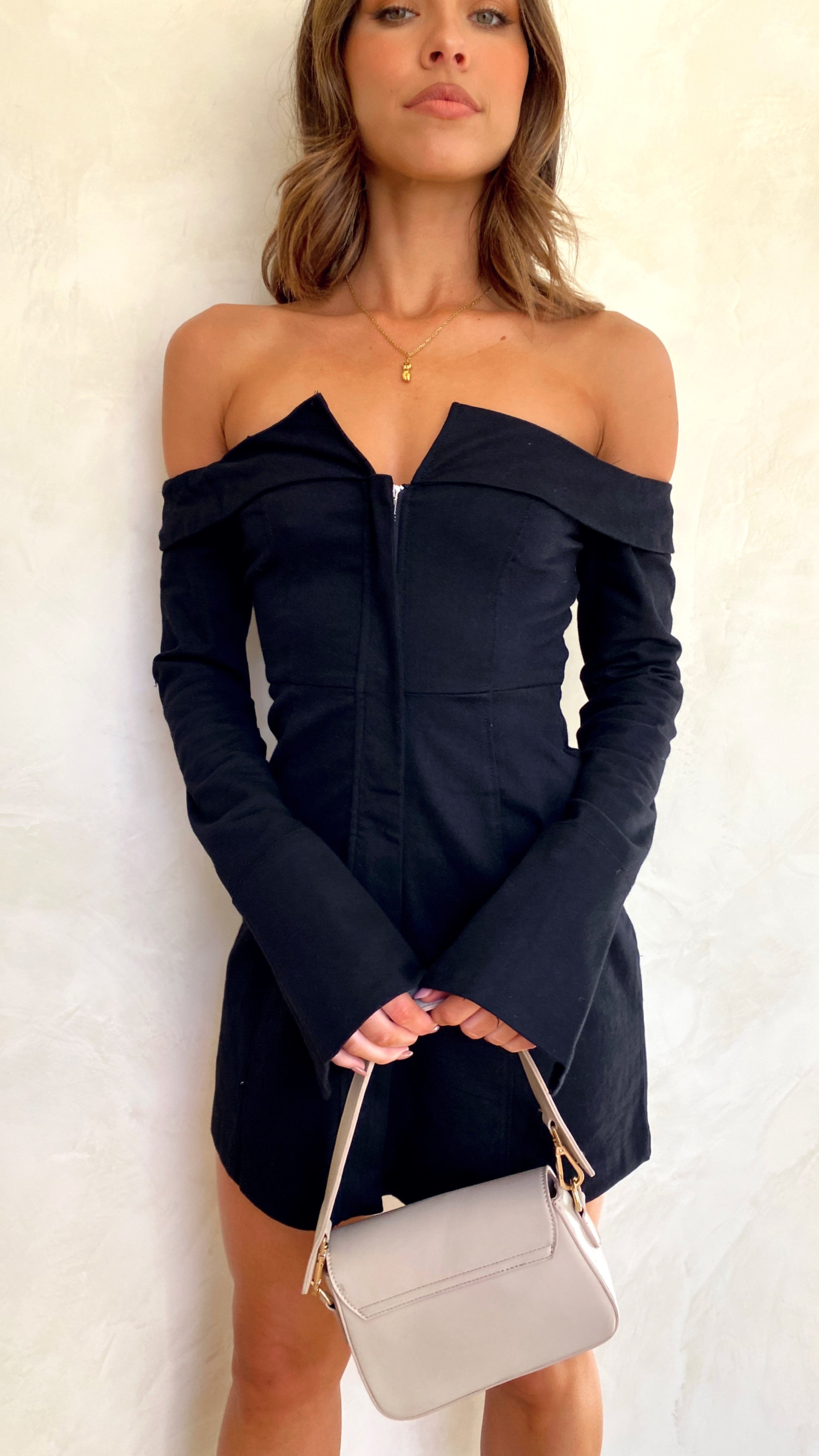 Romi Mini Dress - Black