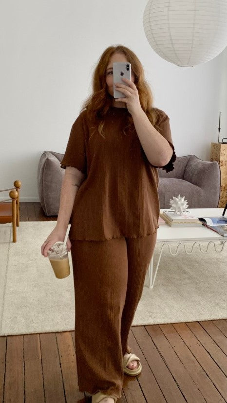 Maddox Pants - Coffee Rib