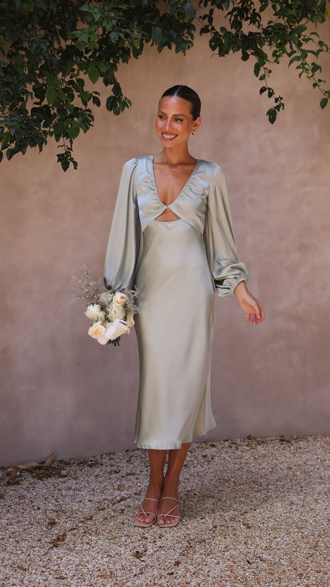 Cleo Midi Dress - Olive