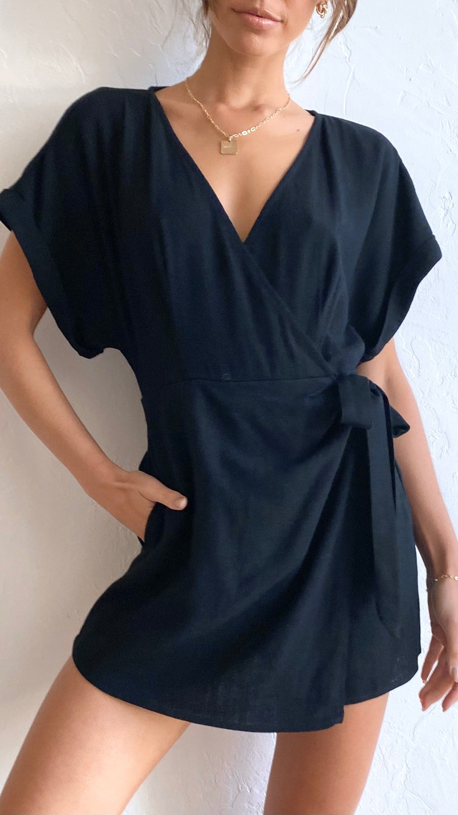 Tarika Playsuit - Black