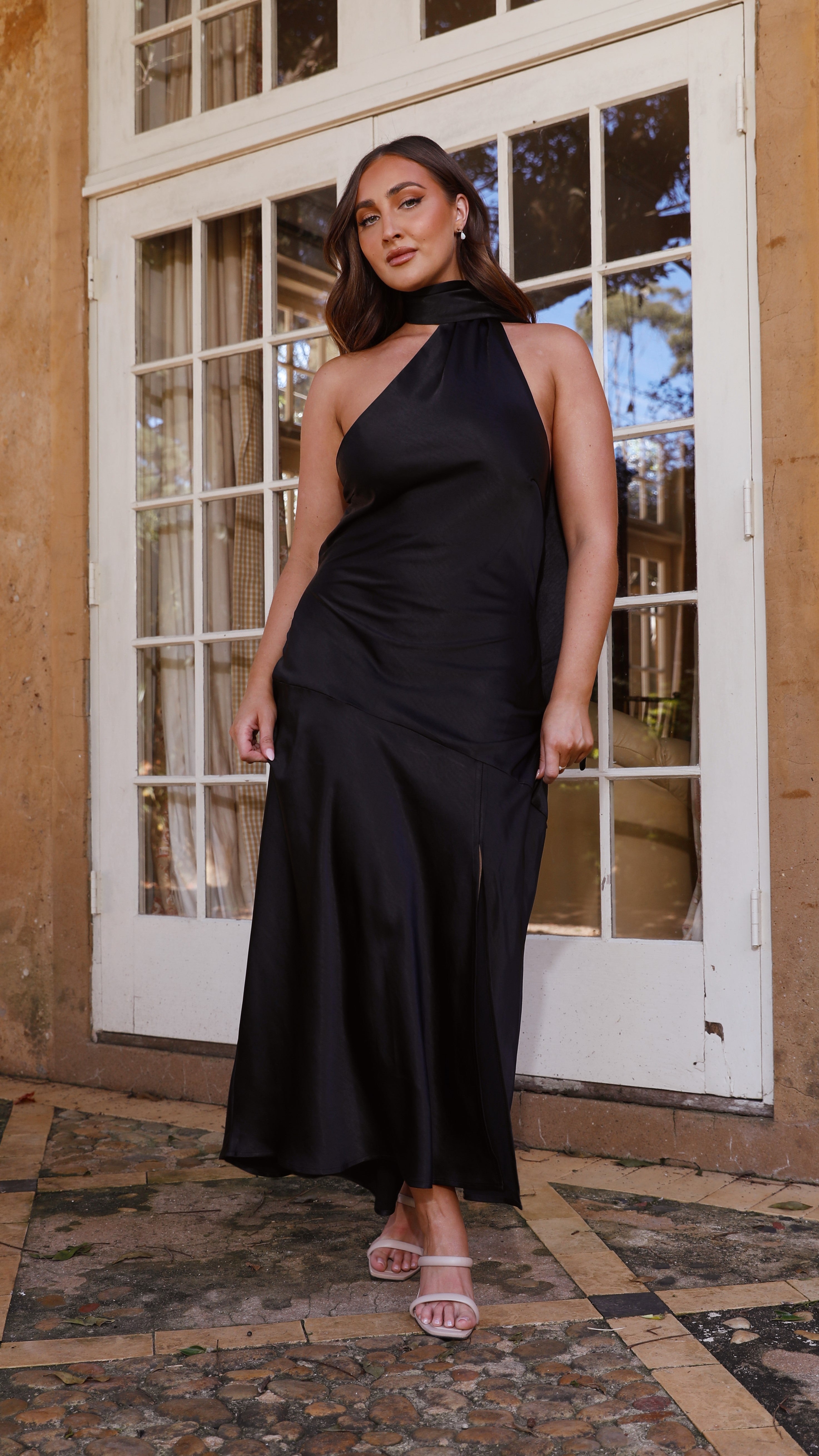Hera Midi Dress - Black