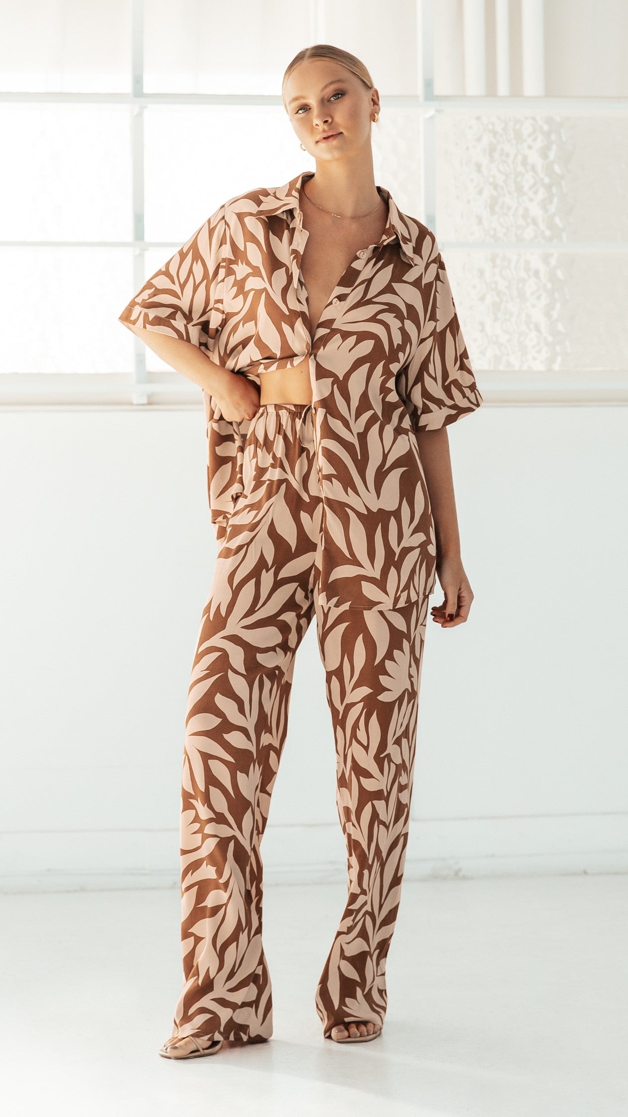 Tyler Button Up Shirt - Las Palmas