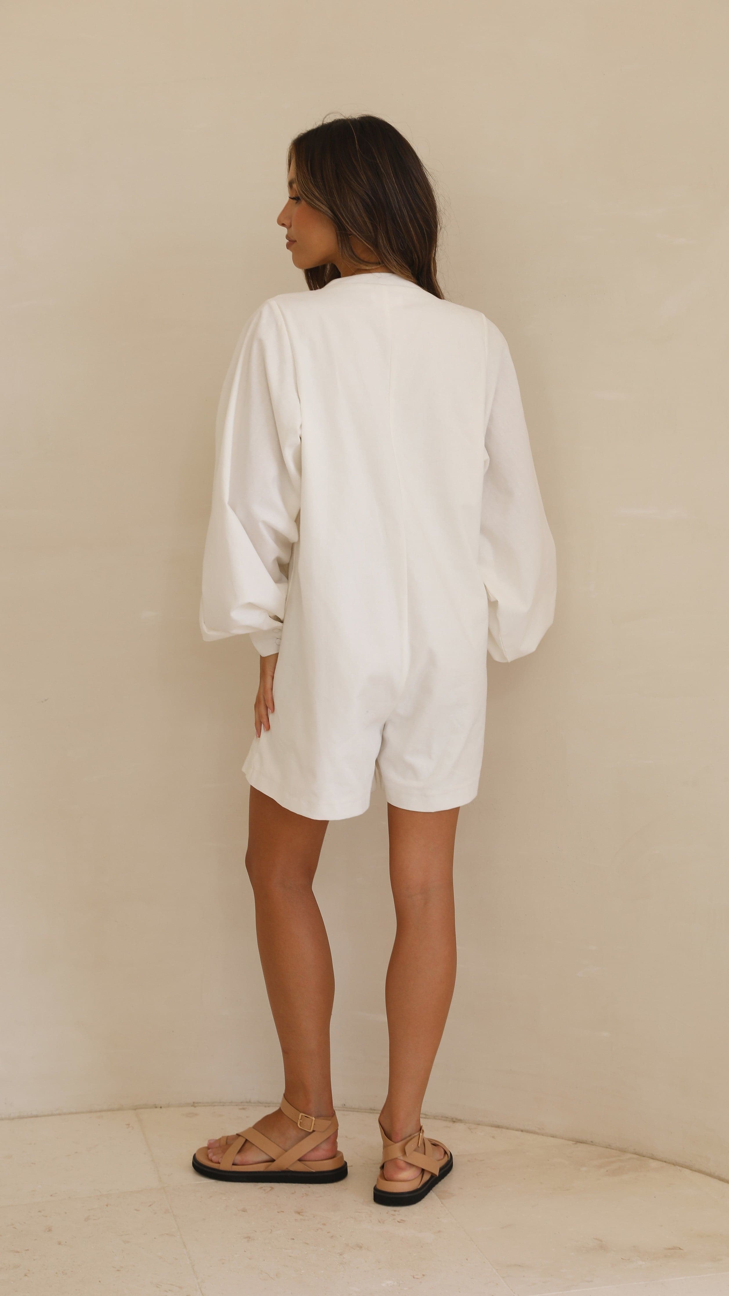 Olga Romper - White