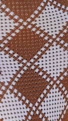 Terria Maxi Dress - Chocolate Check