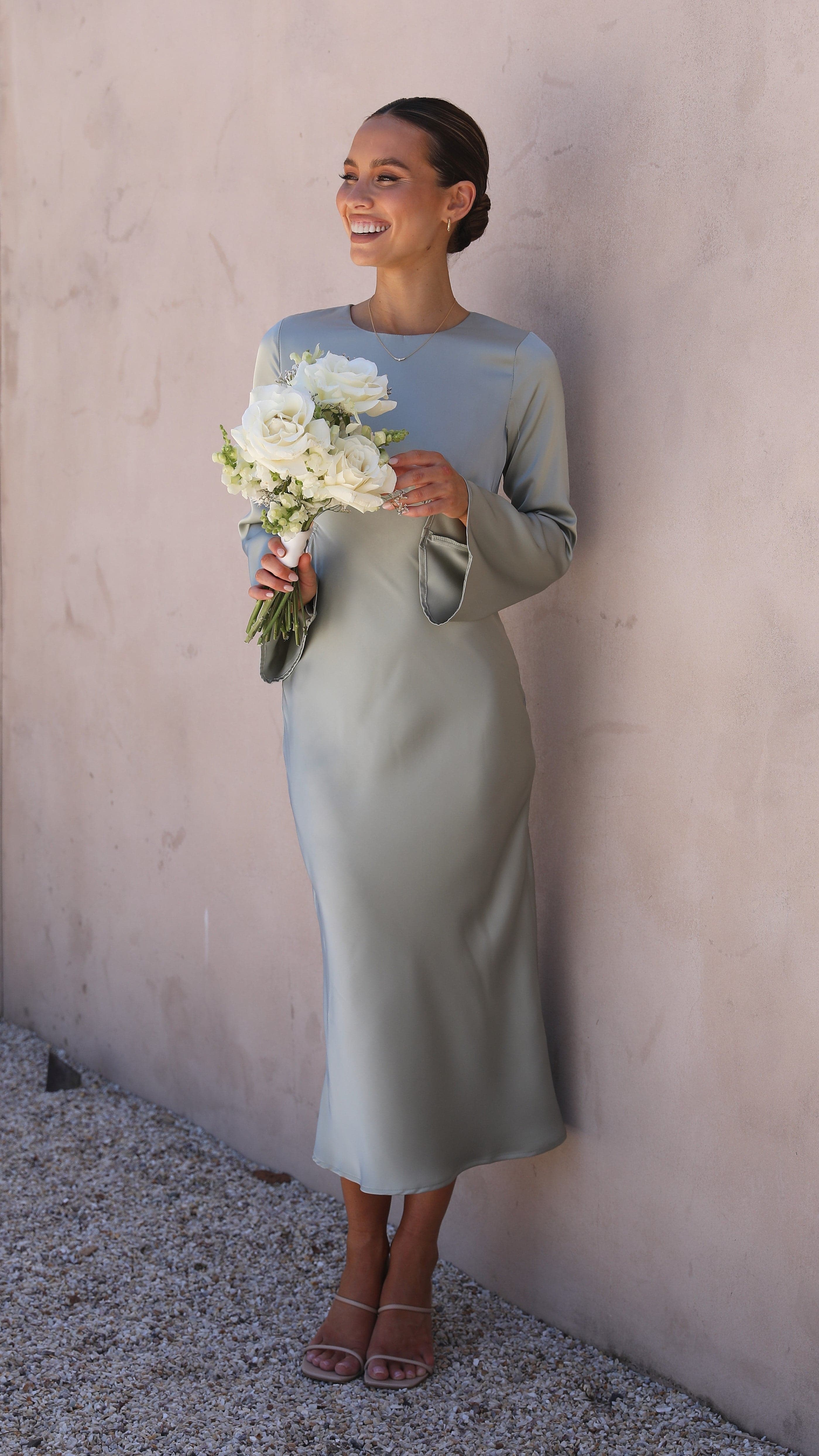 Aubrey Midi Dress - Olive