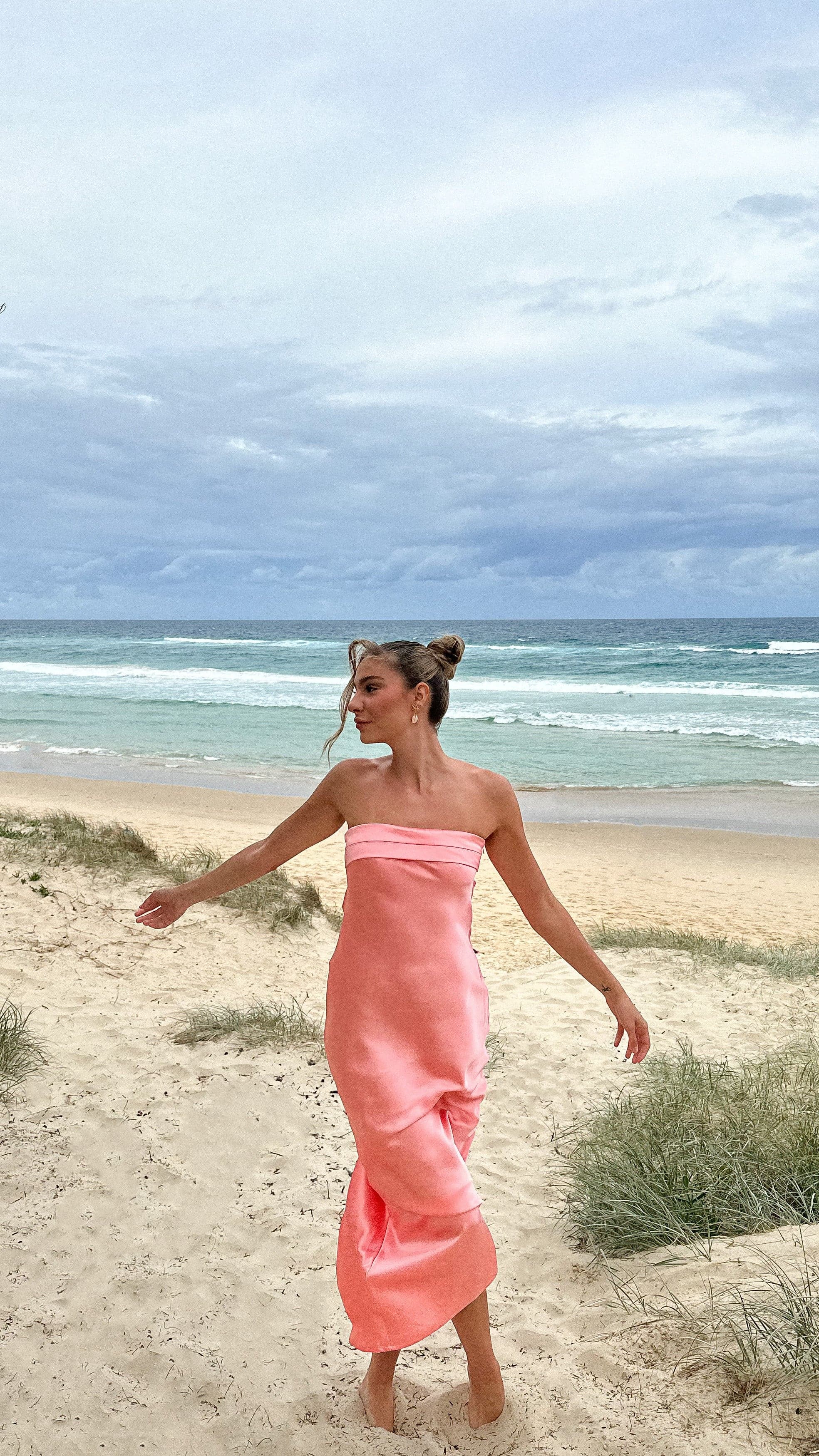 Miya Maxi Dress - Pink
