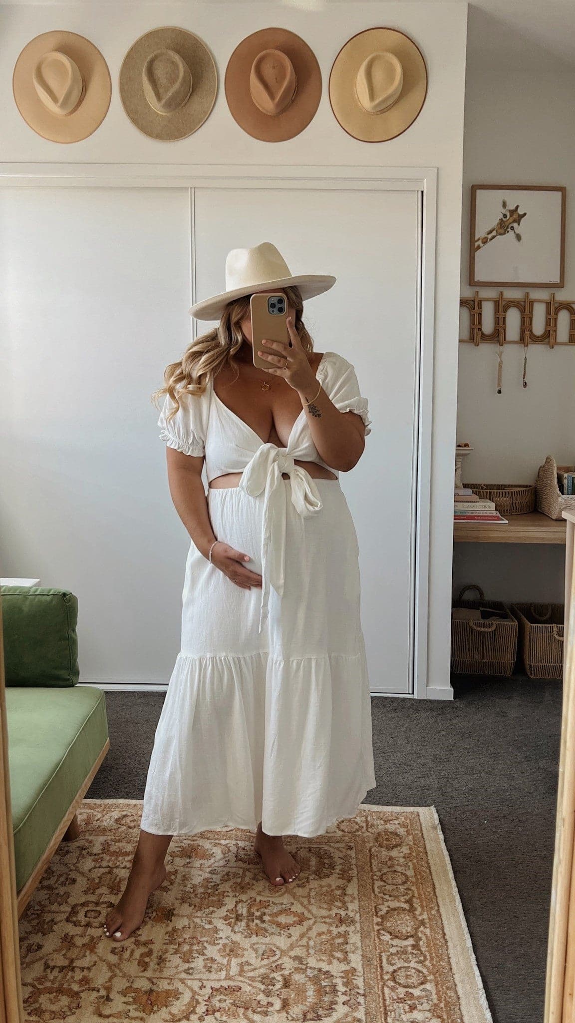 Sami Maxi Dress - White