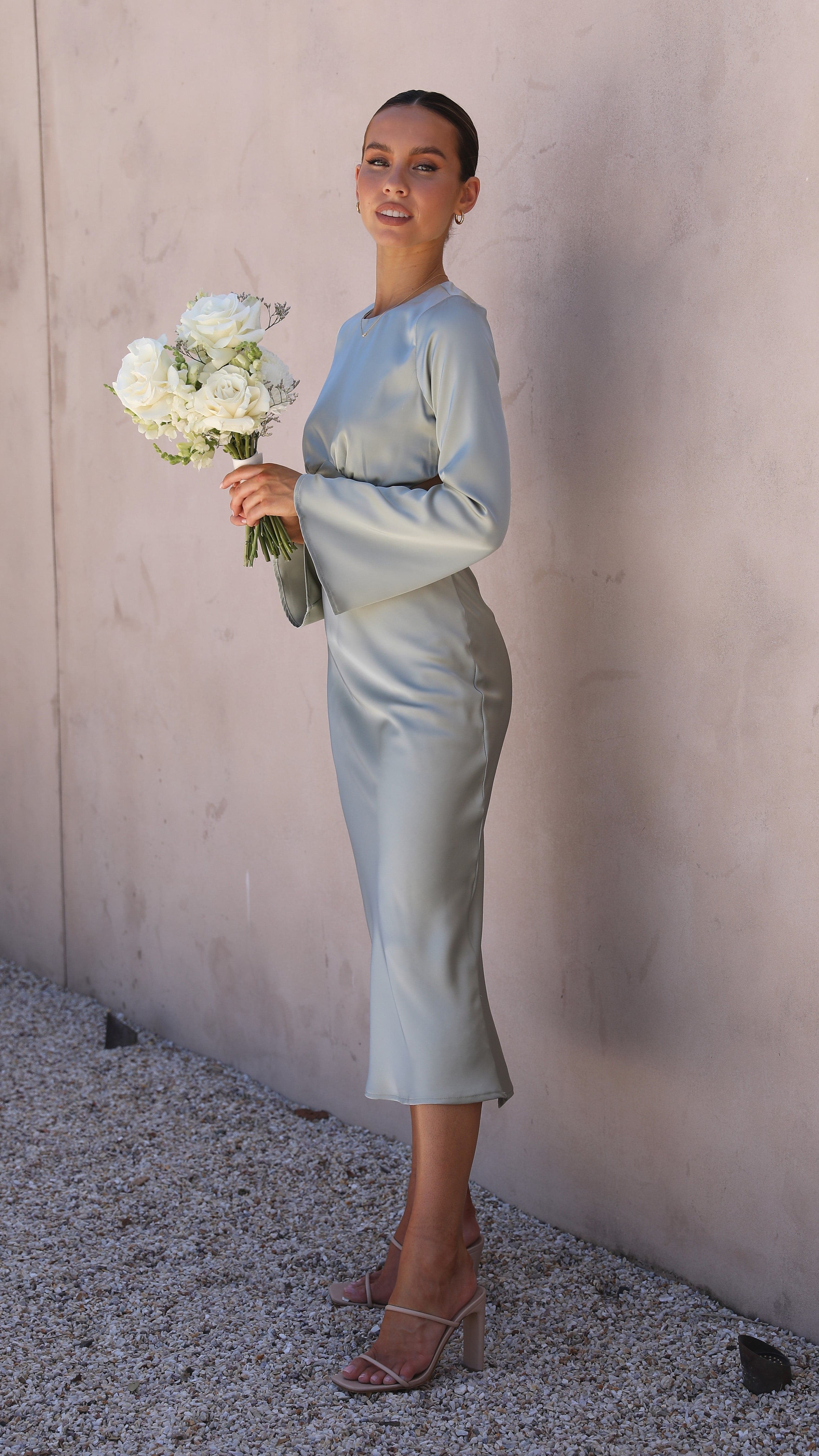Aubrey Midi Dress - Olive