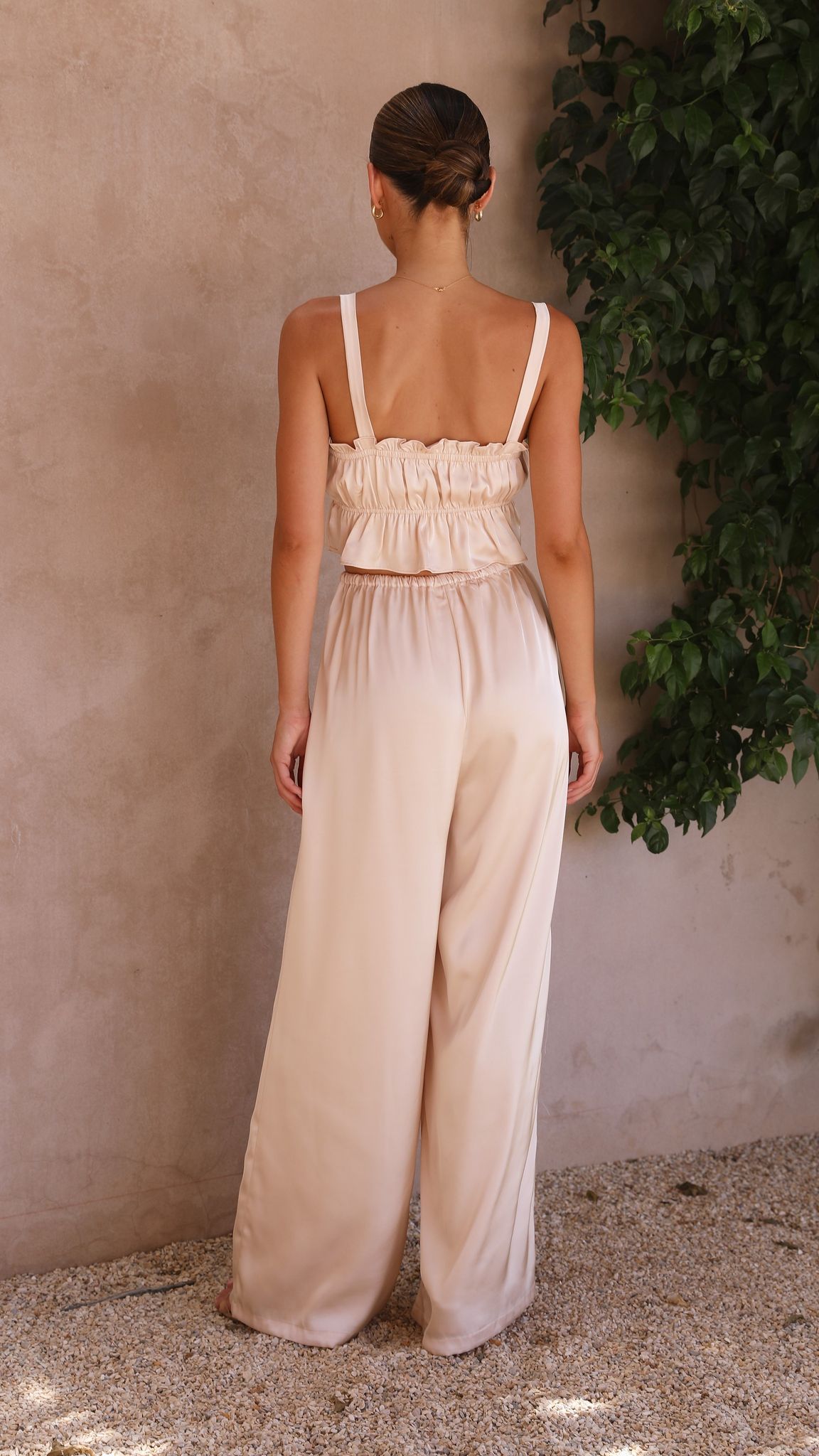 Kleo Crop Top - Champagne