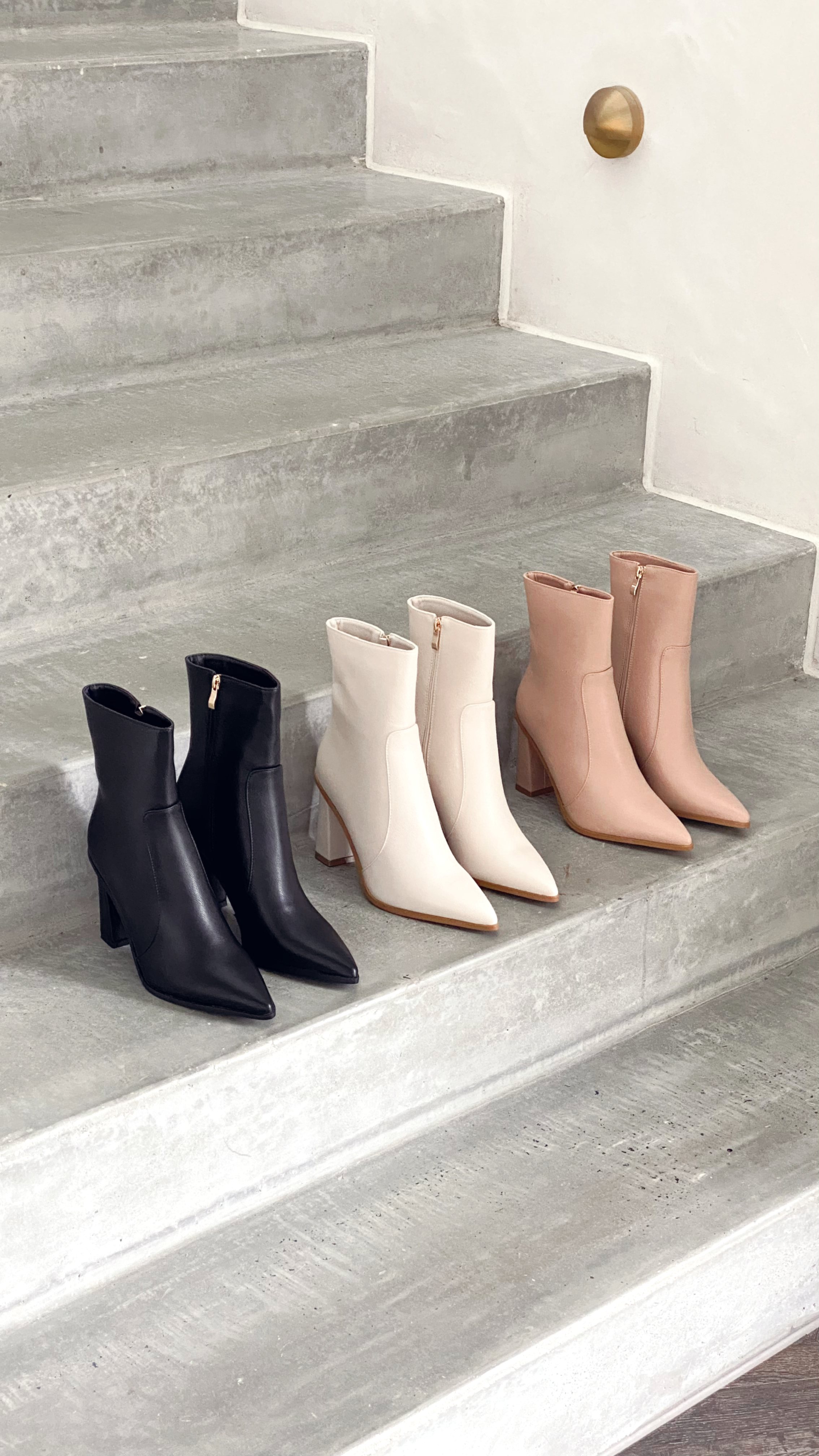 Mirie Boots  - Ivory