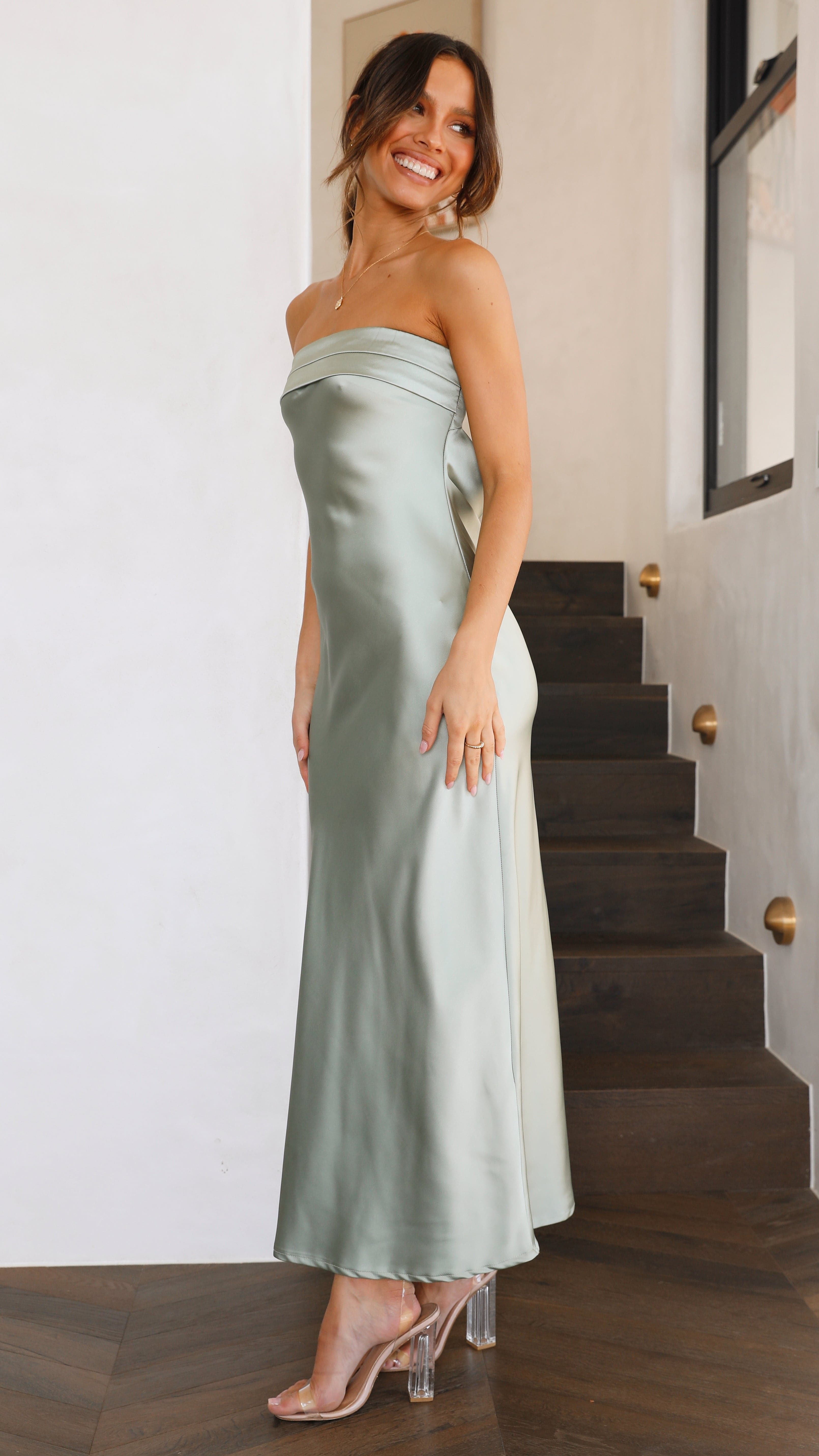 Miya Maxi Dress - Sage