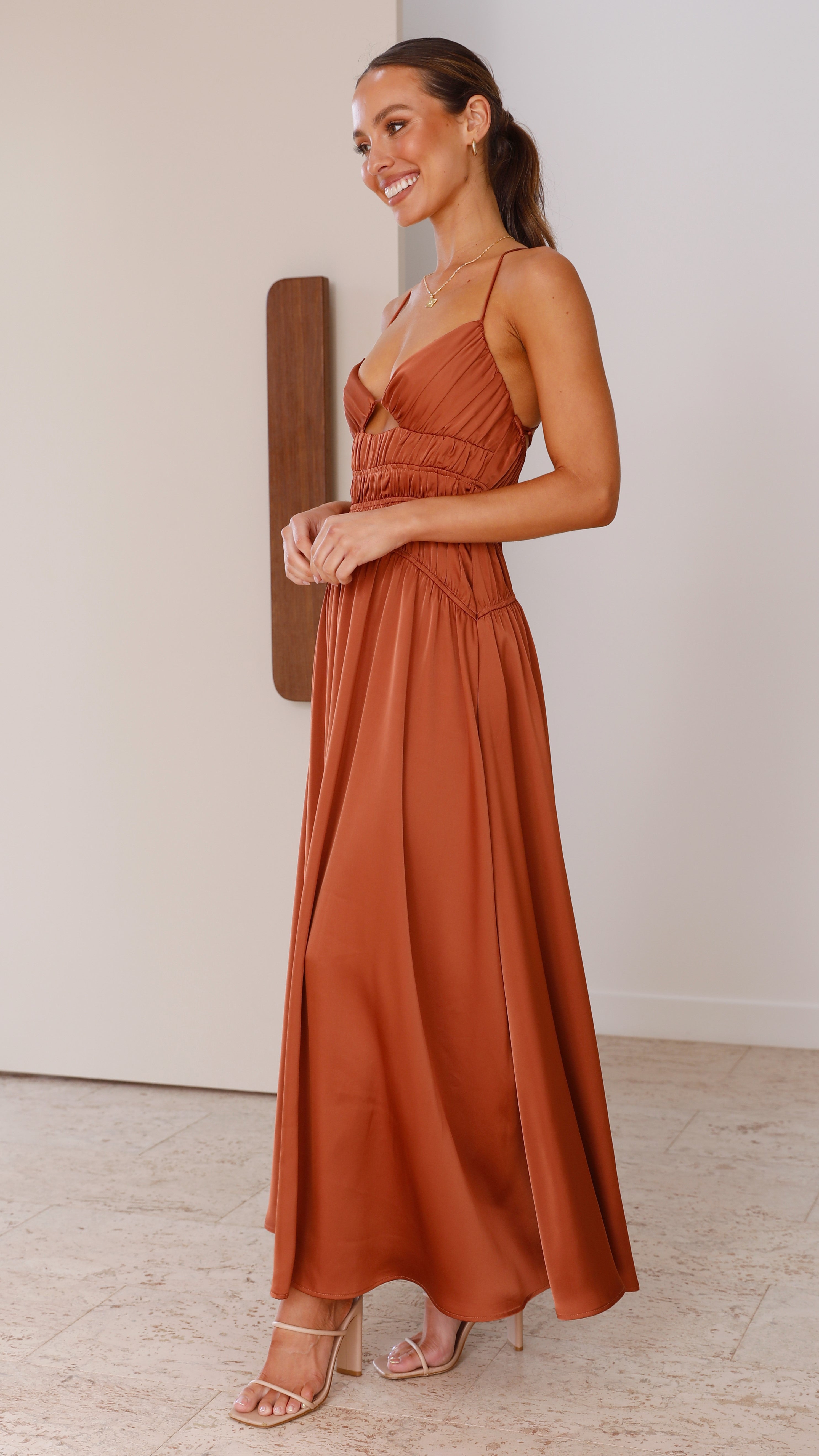 Elle Maxi Dress - Copper