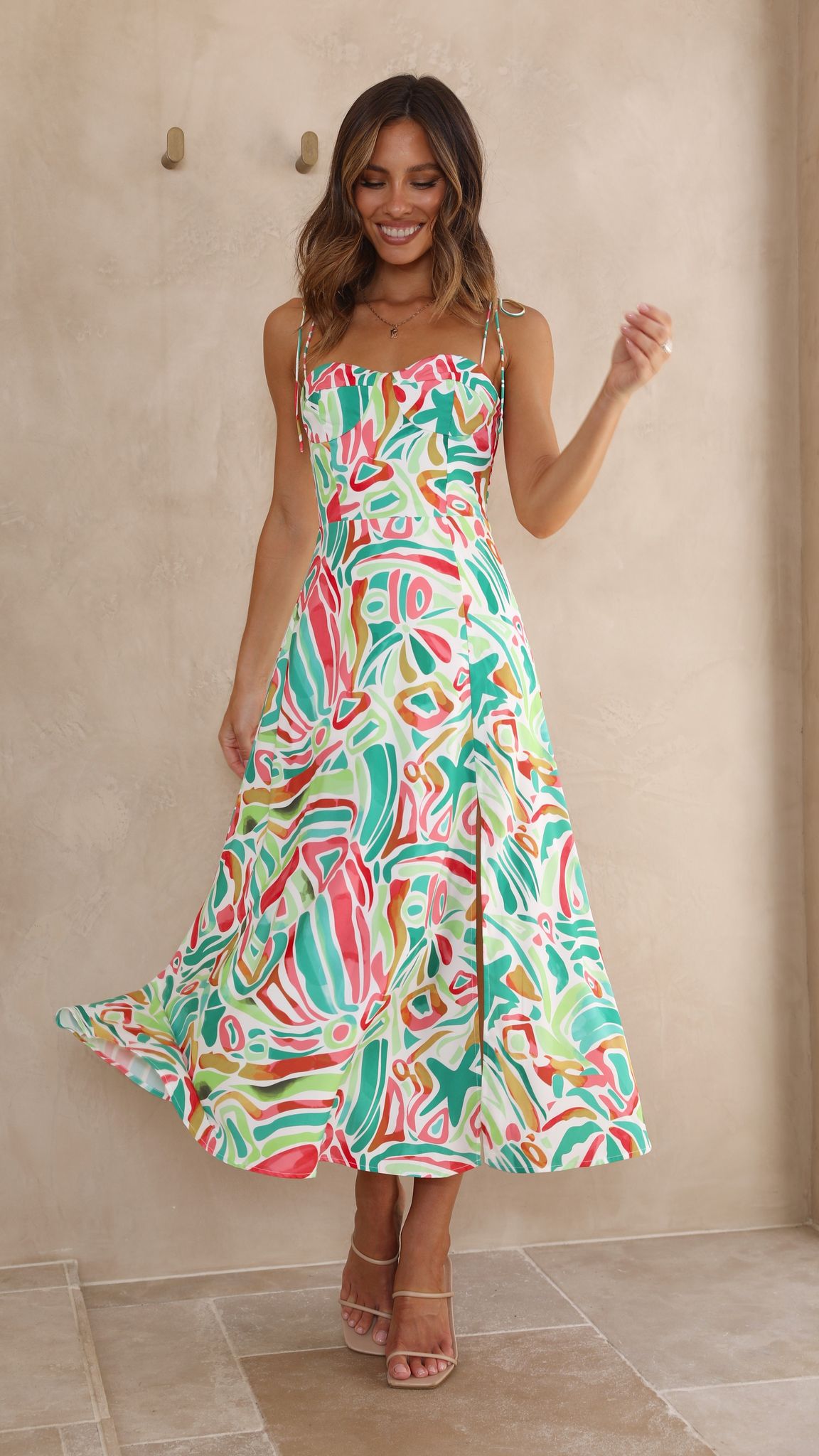 Kerstie Midi Dress - Multi