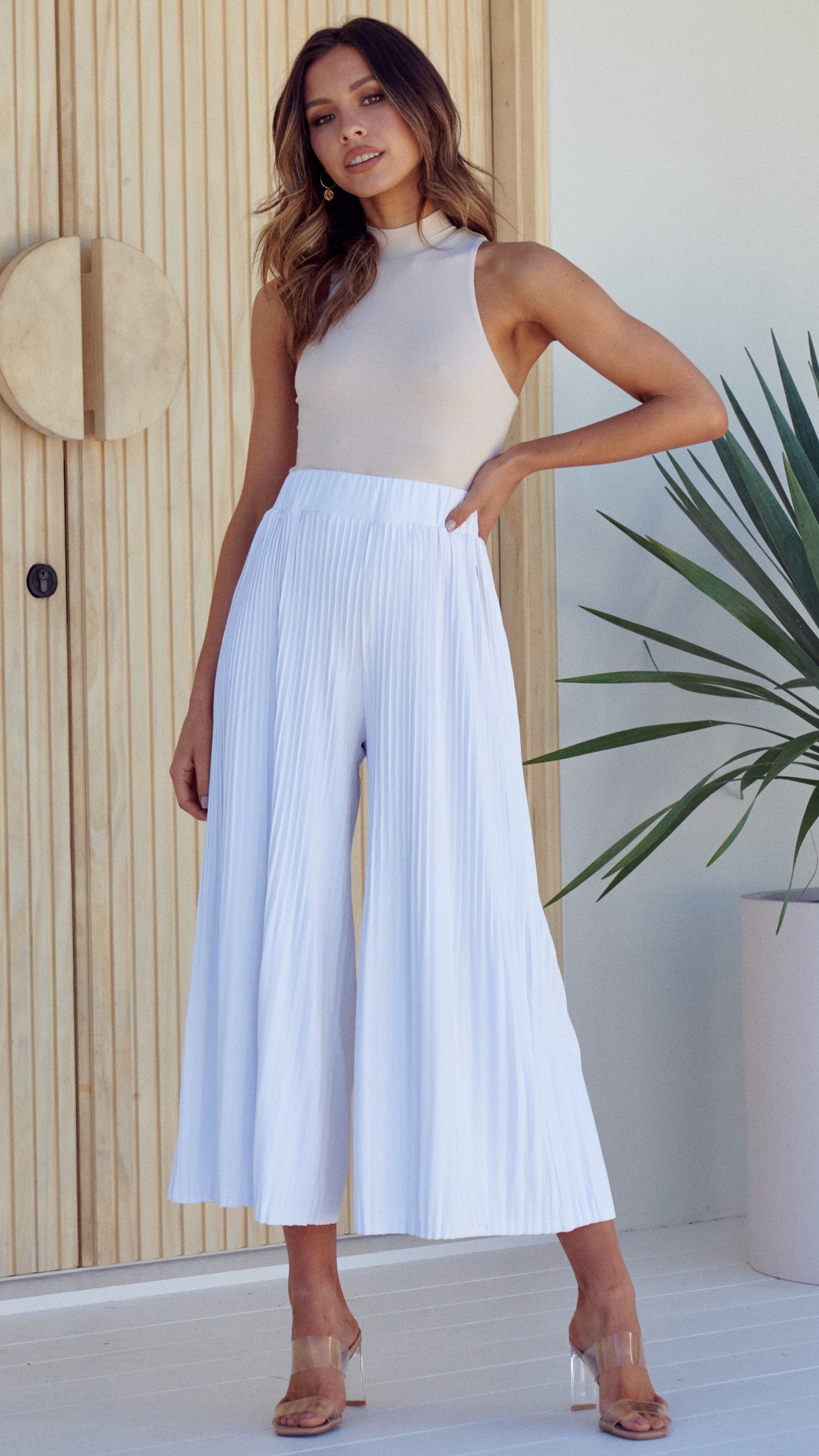 Loyal Heart Culottes - White