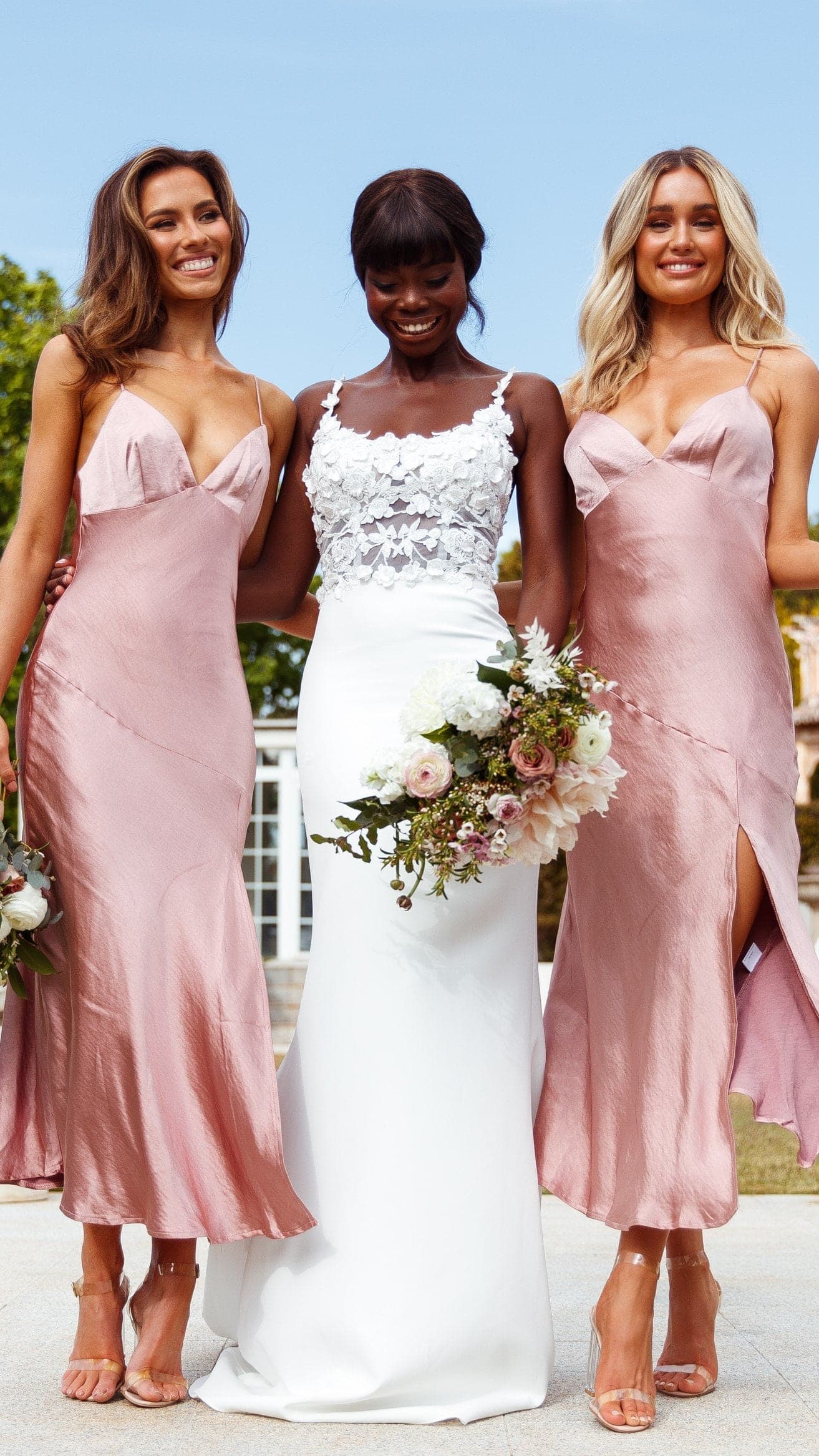 Josie Midi Dress - Blush