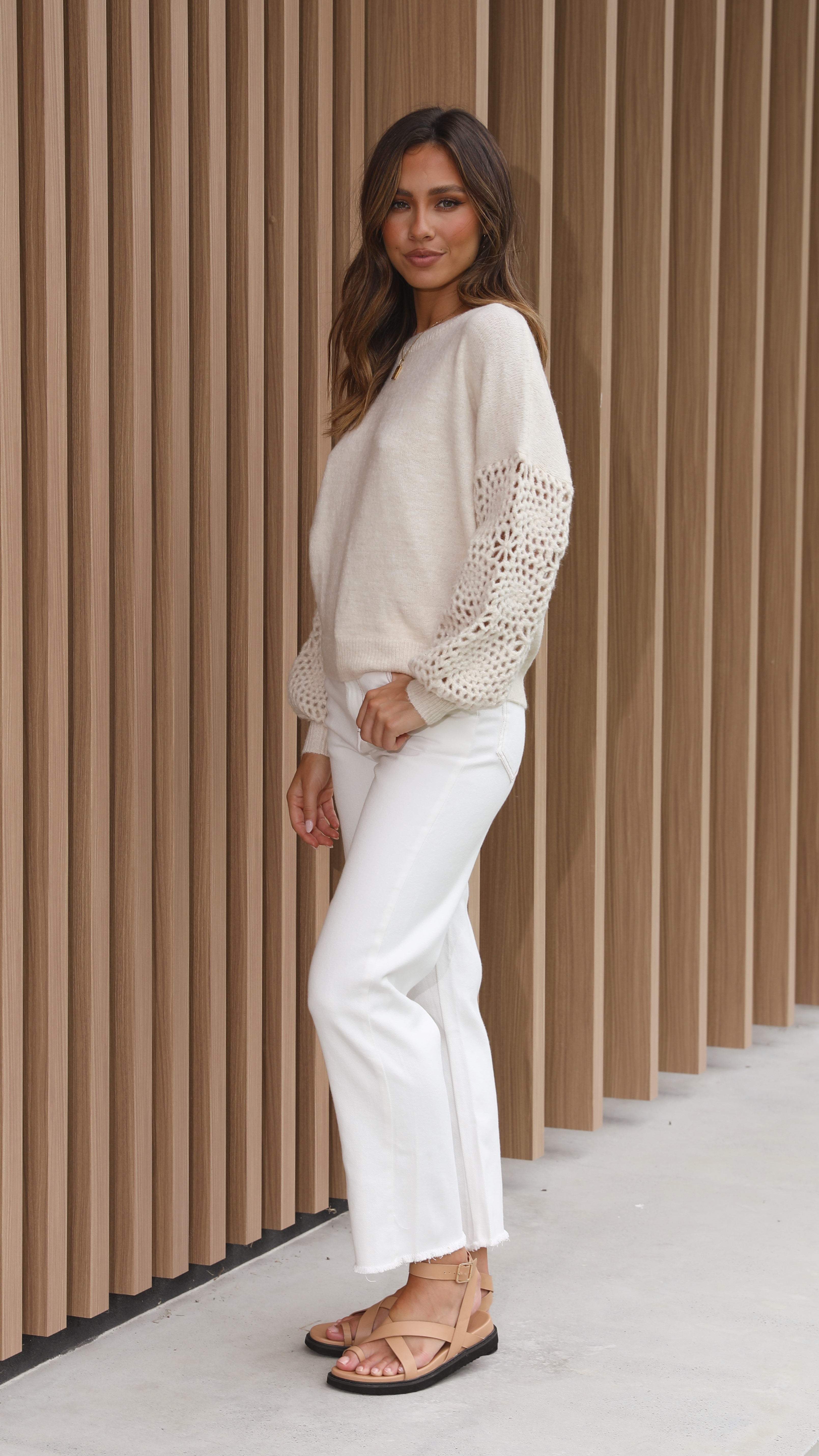 Molly Knit Top - Natural