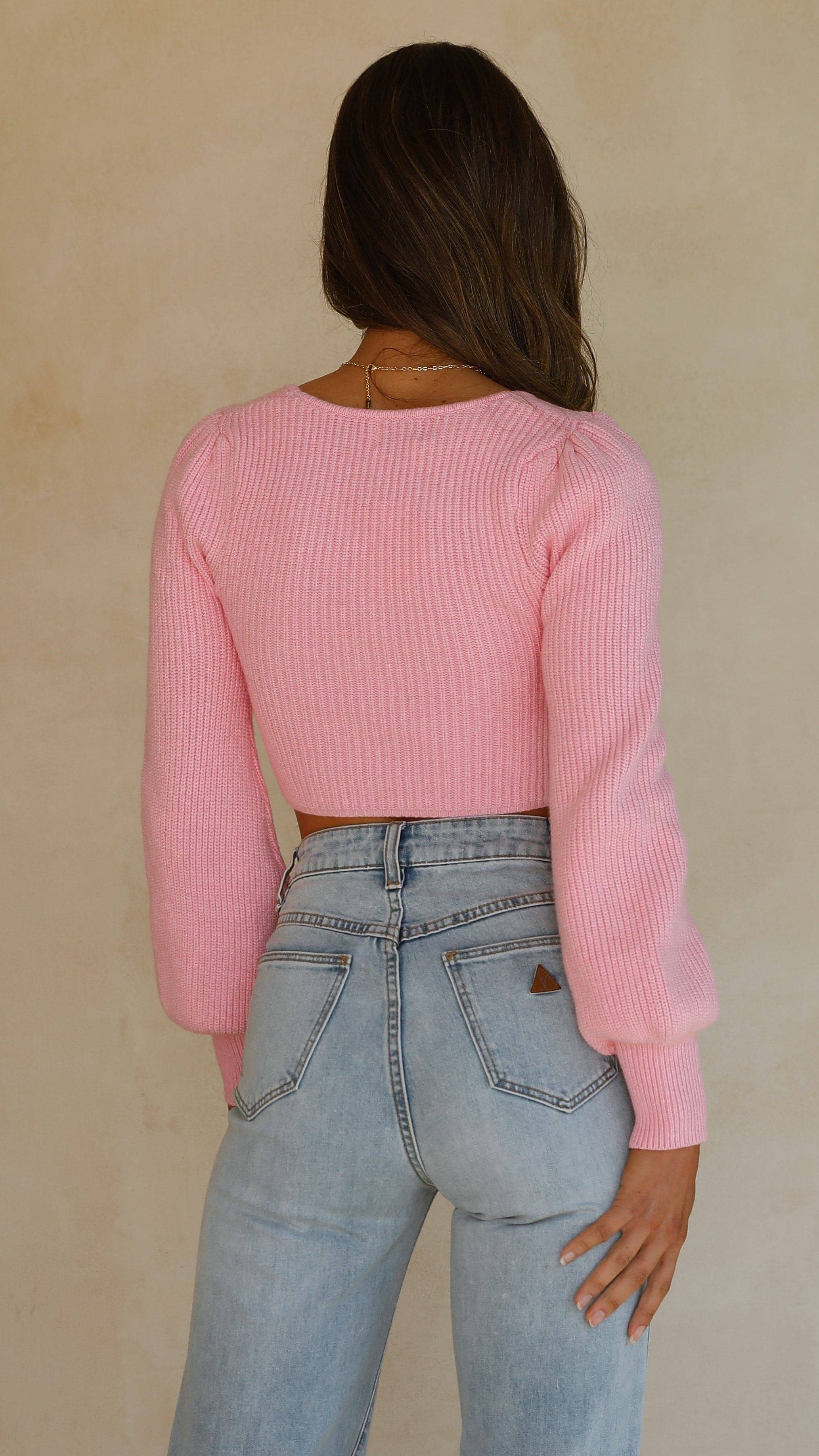 Madie Knit Top - Pink