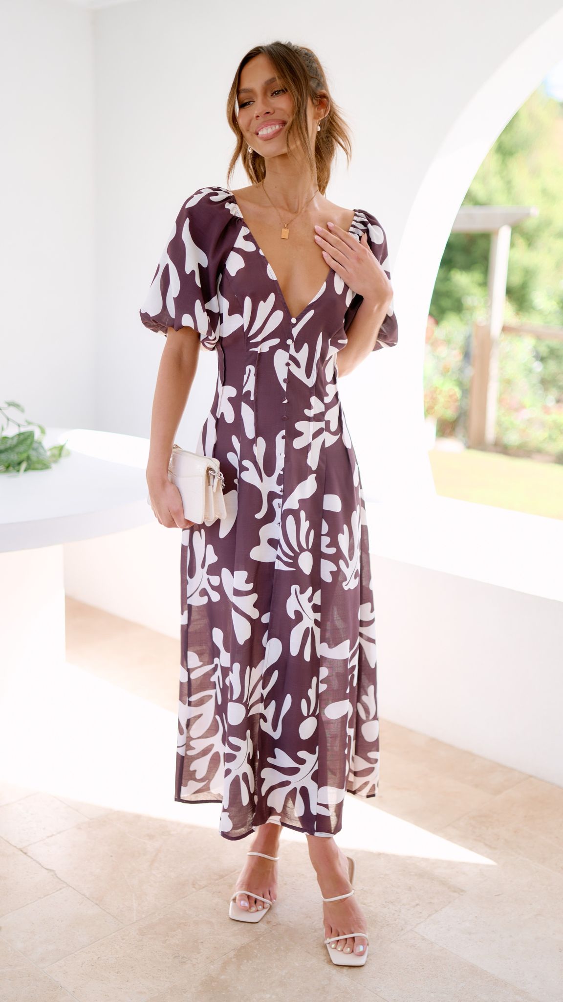 Laney Midi Dress - Botanical