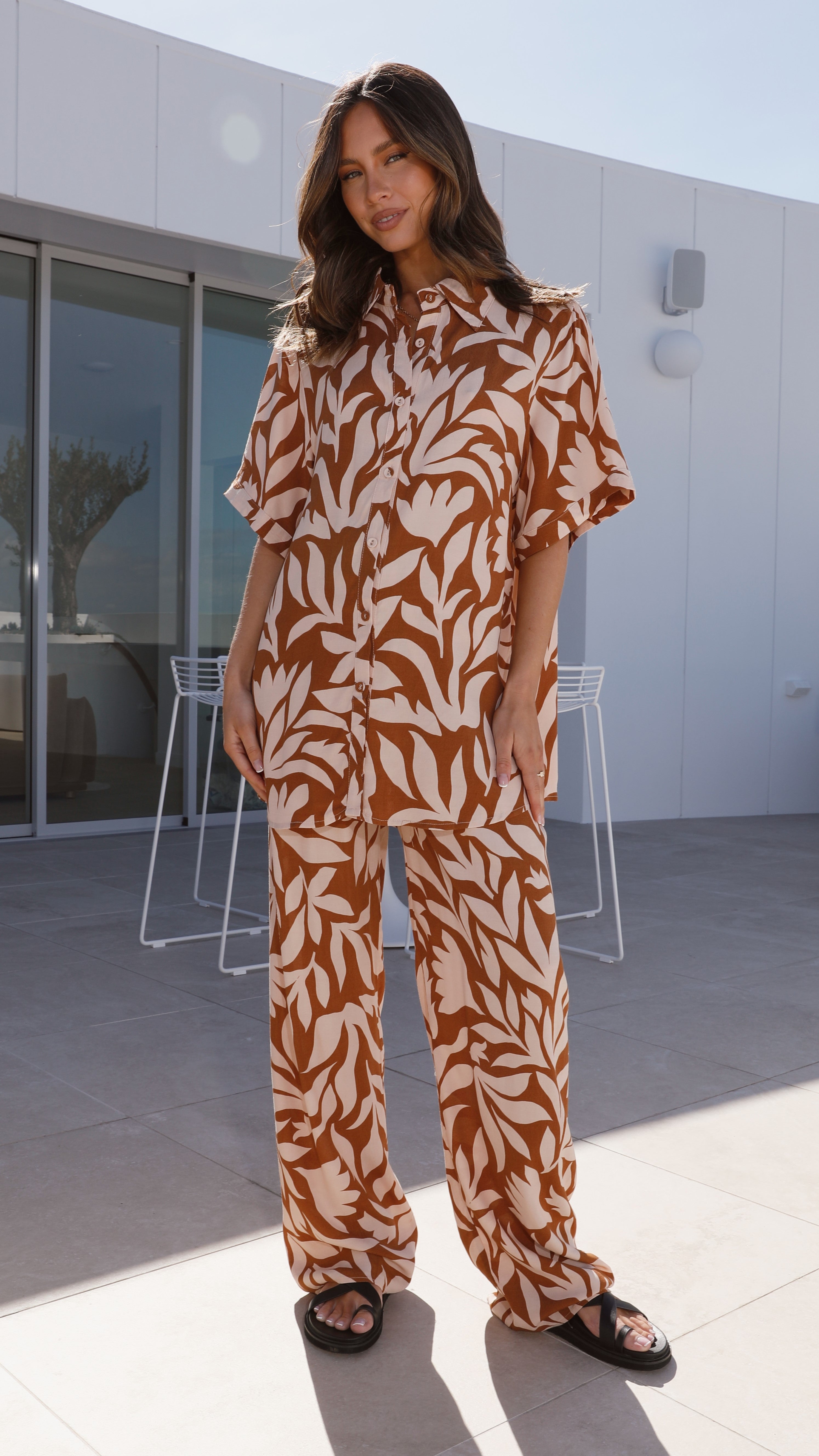 Tyler Button Up Shirt - Las Palmas