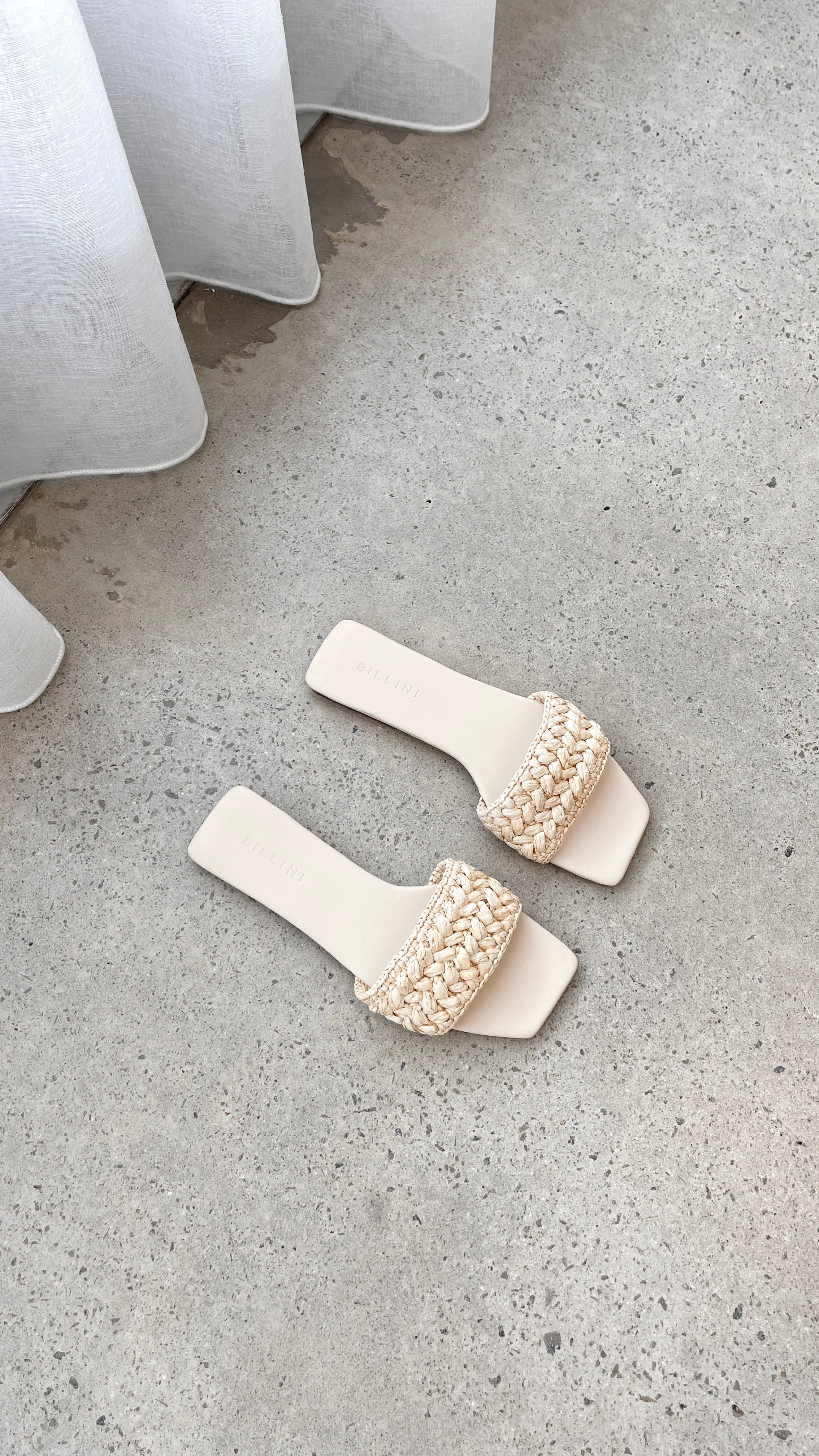Fynn Sandal - Sand Raffia