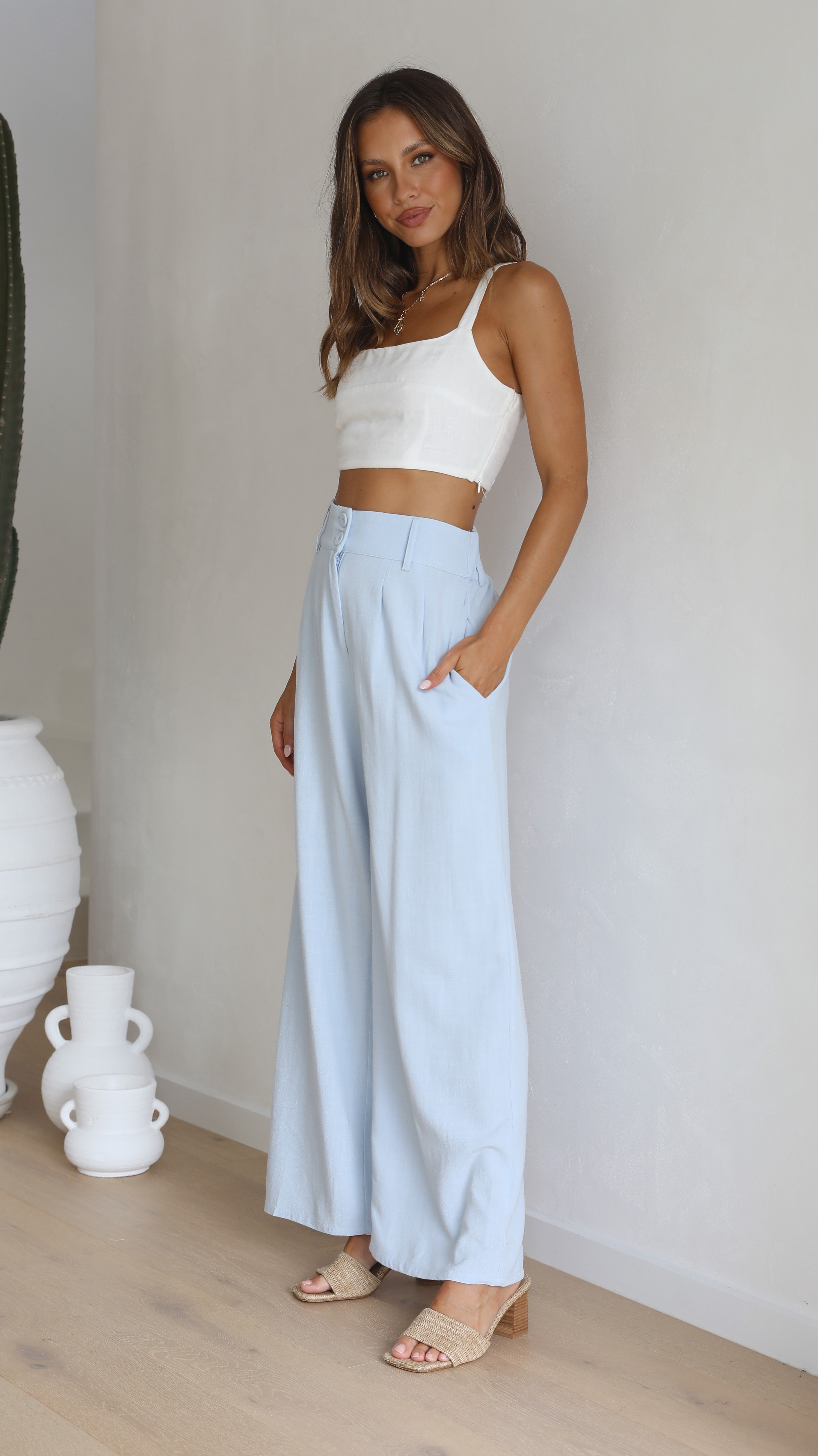 Fawn Pants - Sky Blue