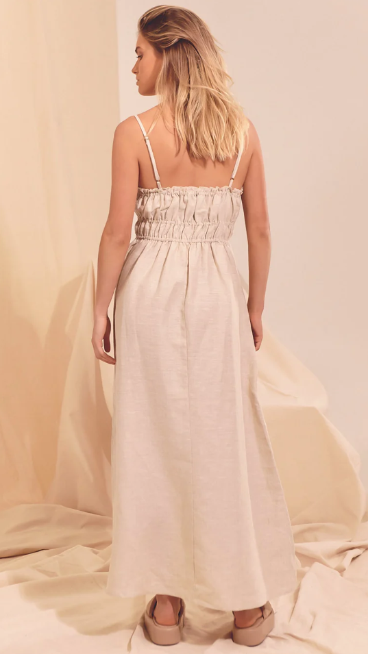 Cleo Maxi Dress - Natural