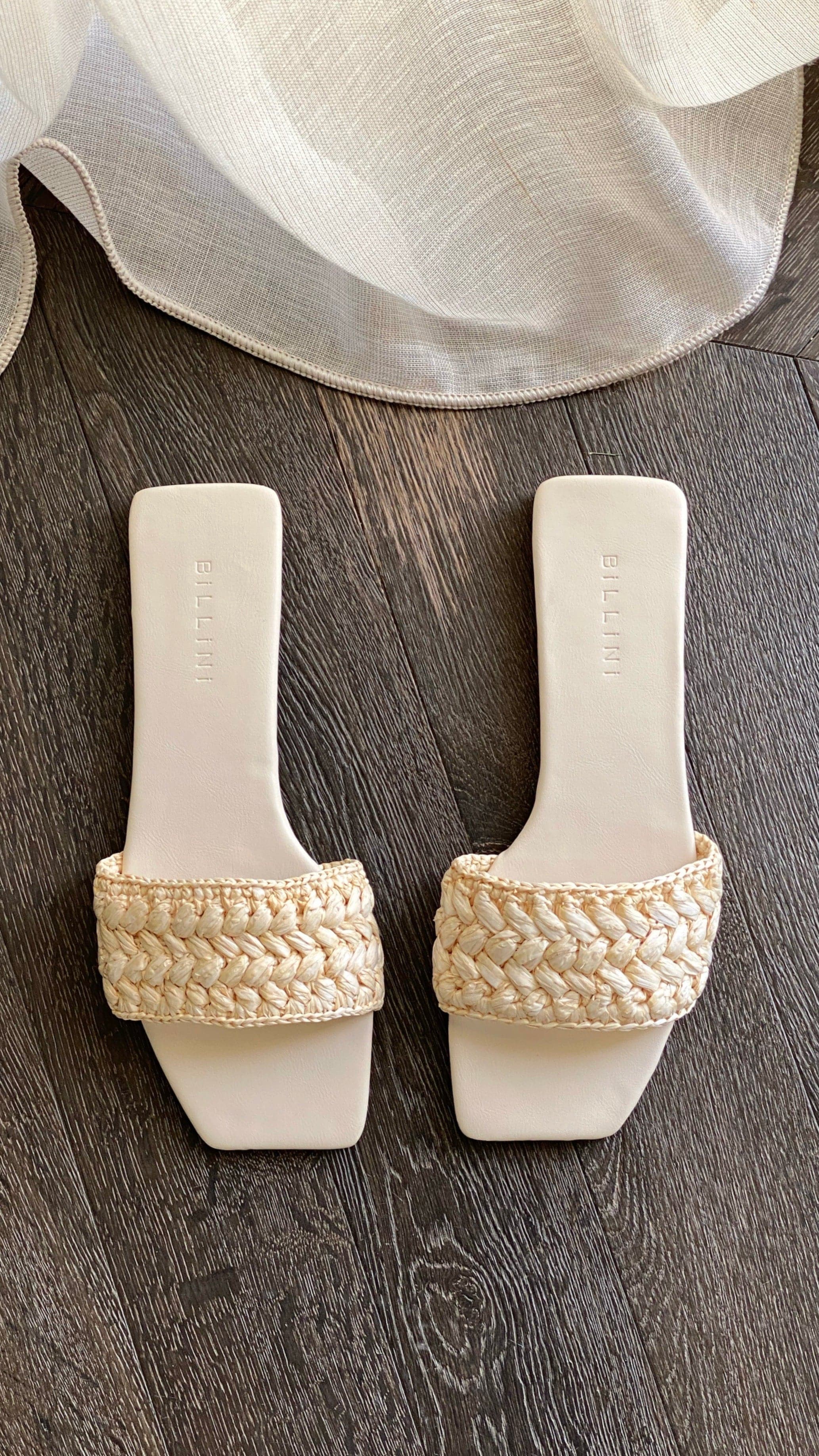 Fynn Sandal - Sand Raffia