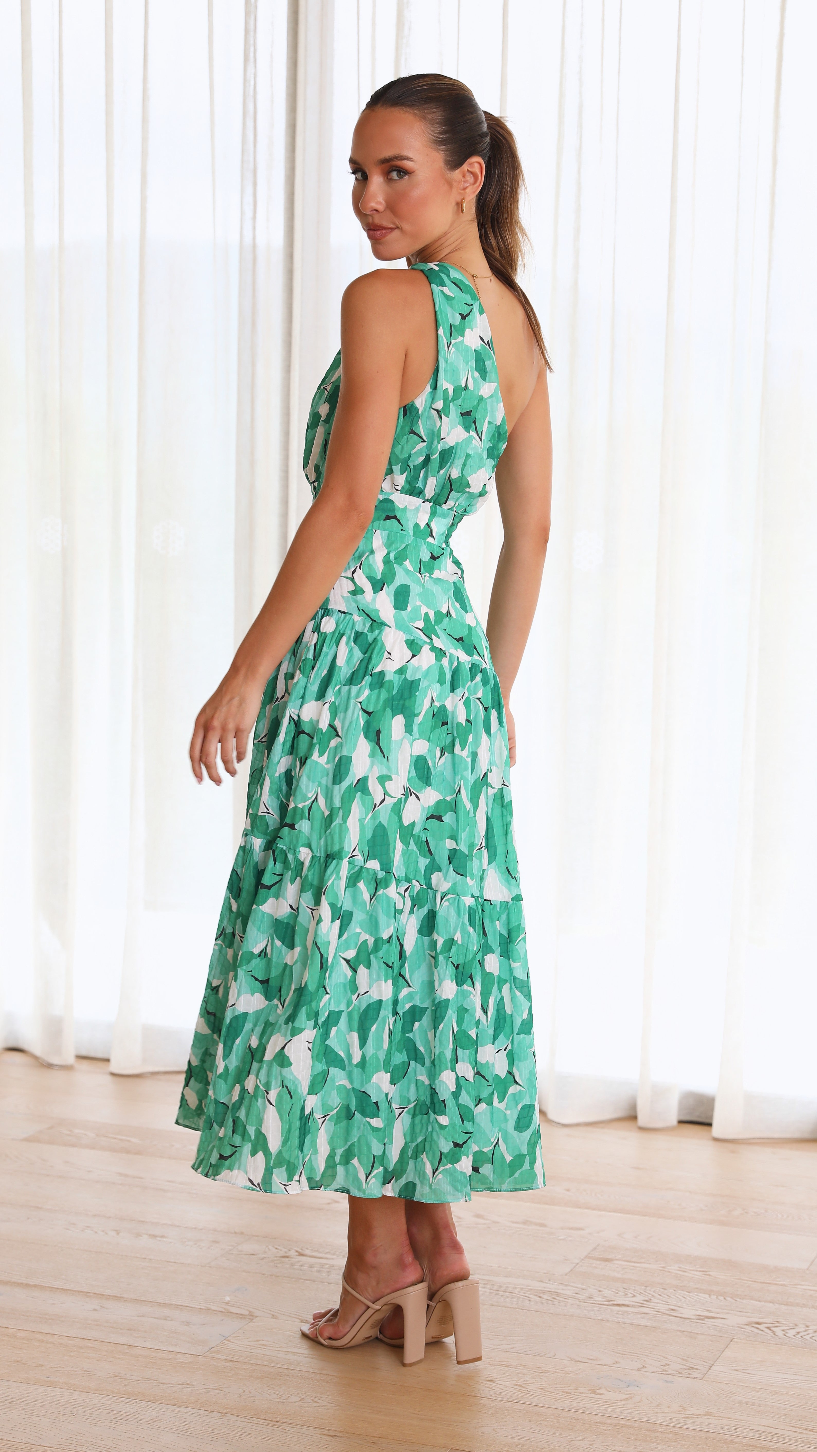 Jayma Maxi Dress - Green Multi