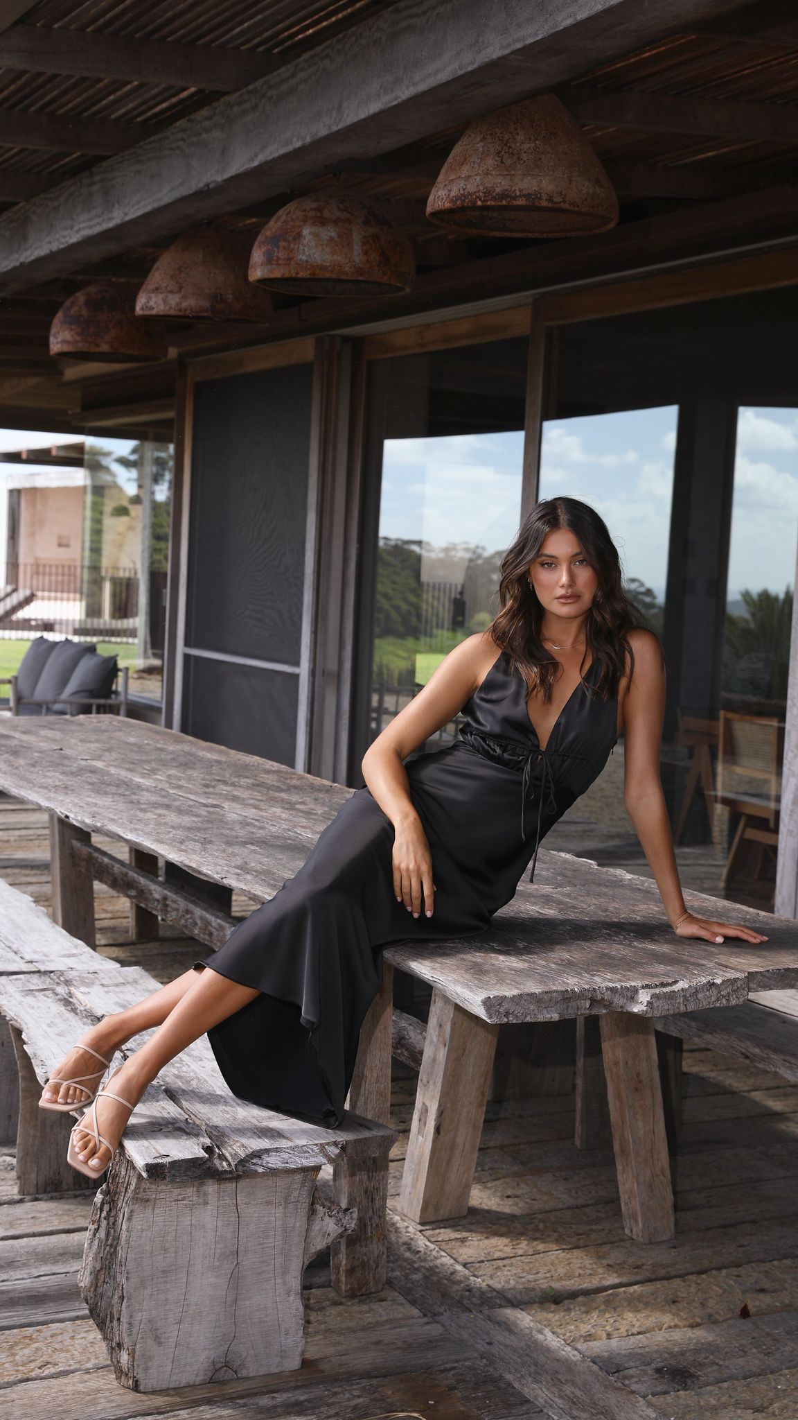 Amber Maxi Dress - Black