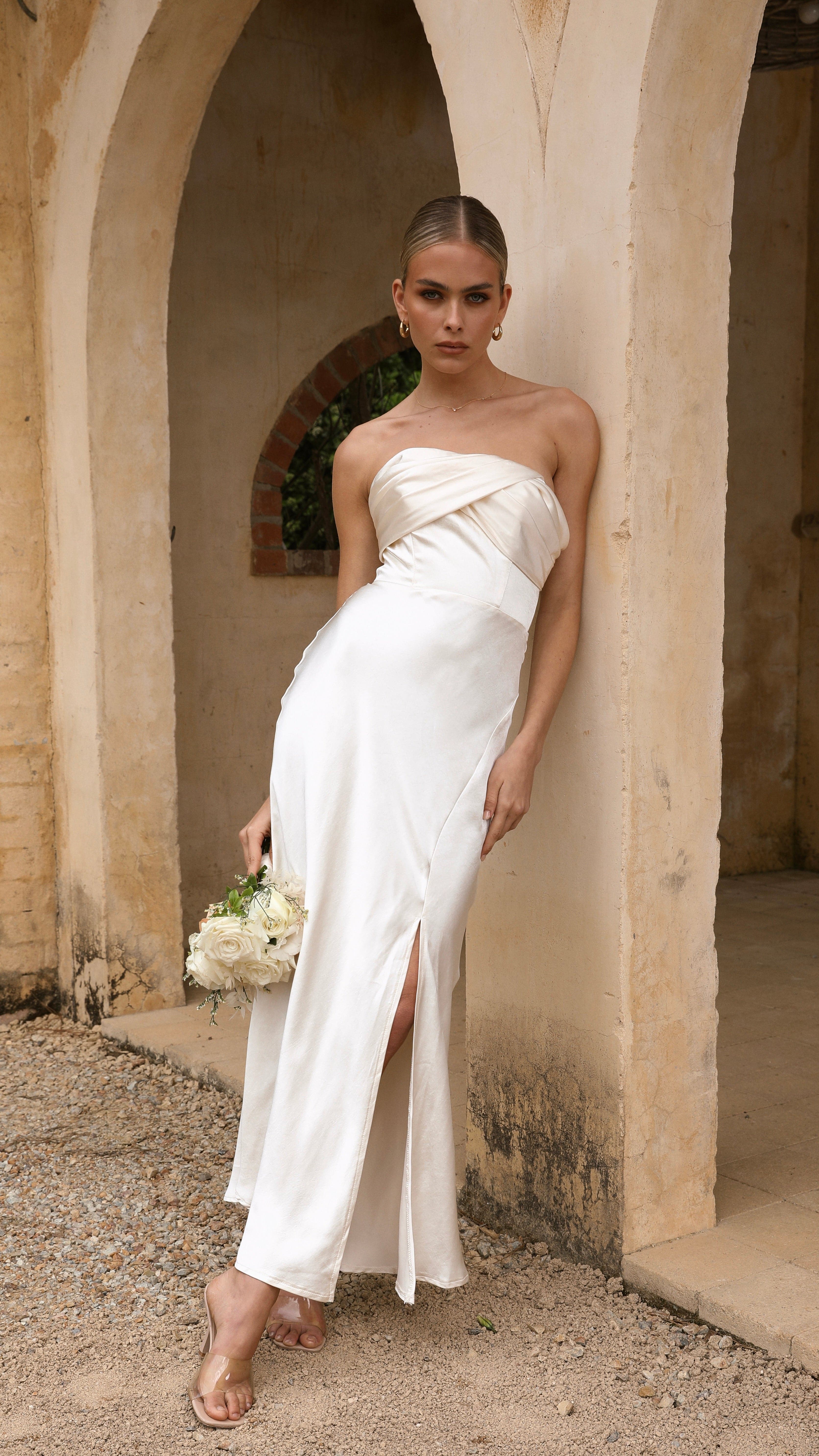 Shona Maxi Dress - Oyster