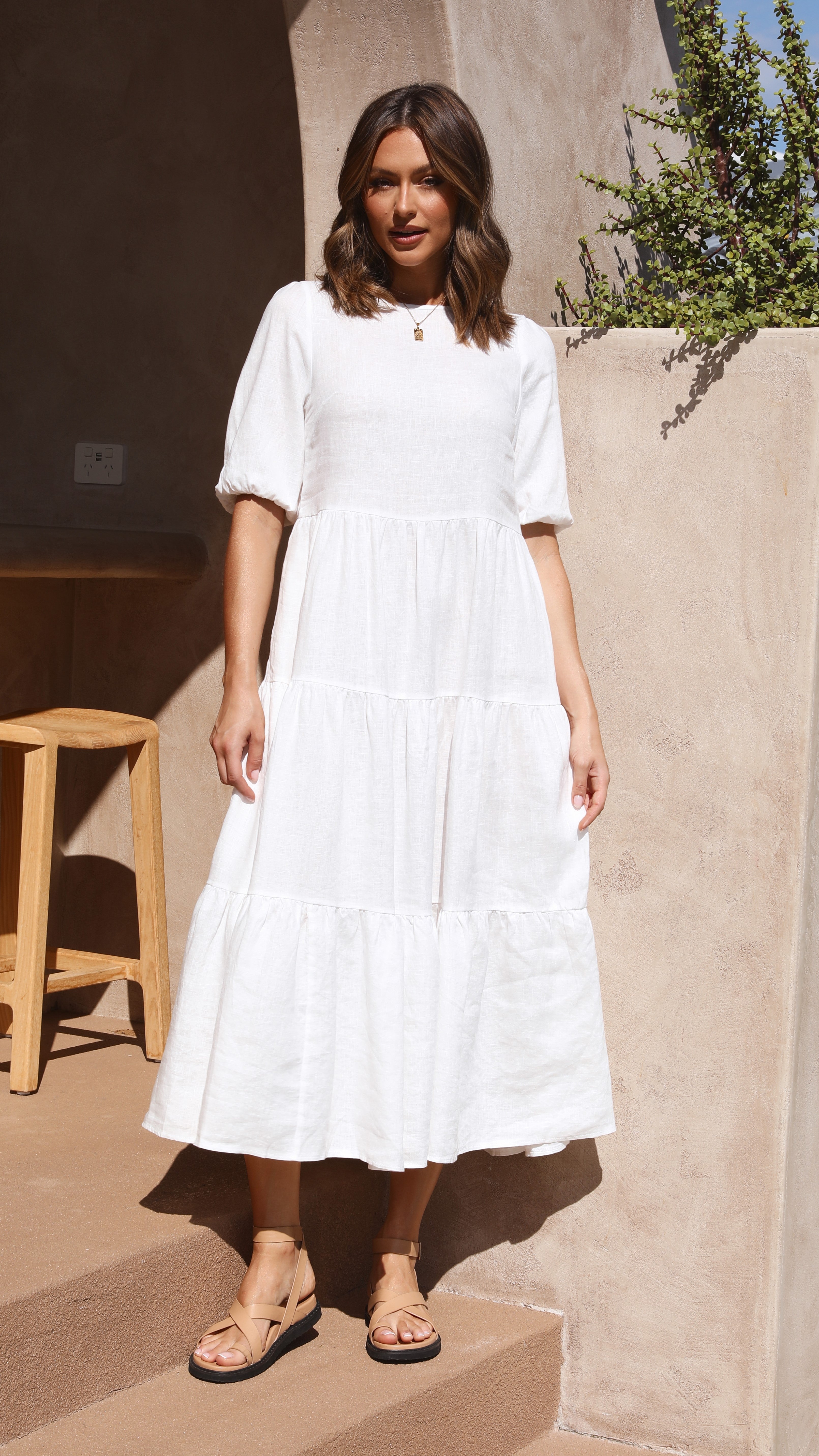 Dahlia Maxi Dress - White