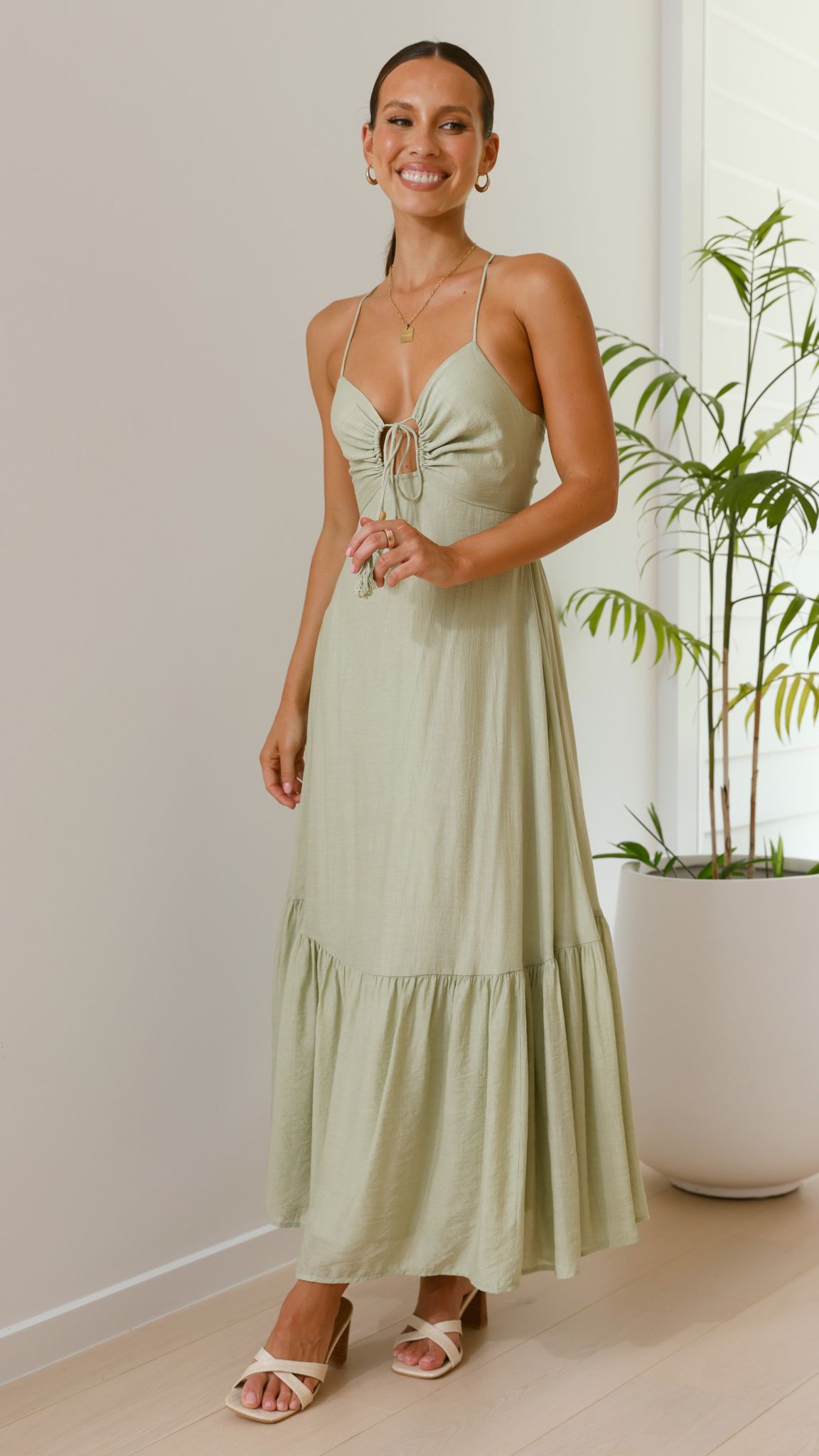 Dabney Maxi Dress - Sage