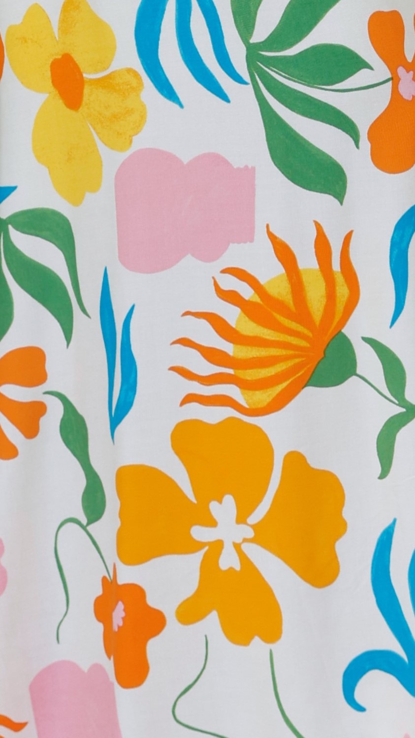 Belinda Pants - Yellow / Blue Print