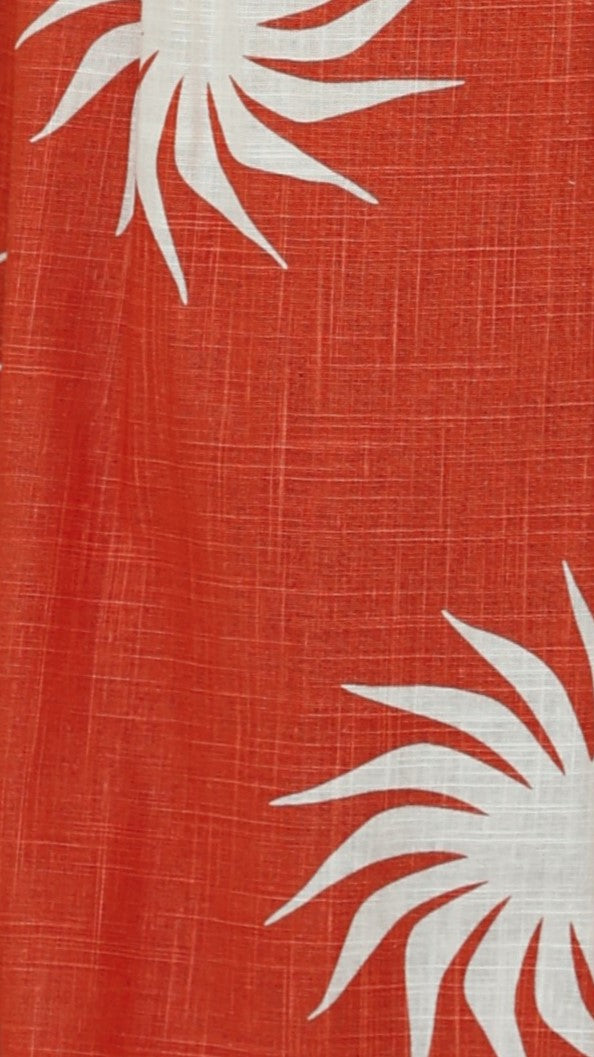Jasmine Crop - Rust Sun Print