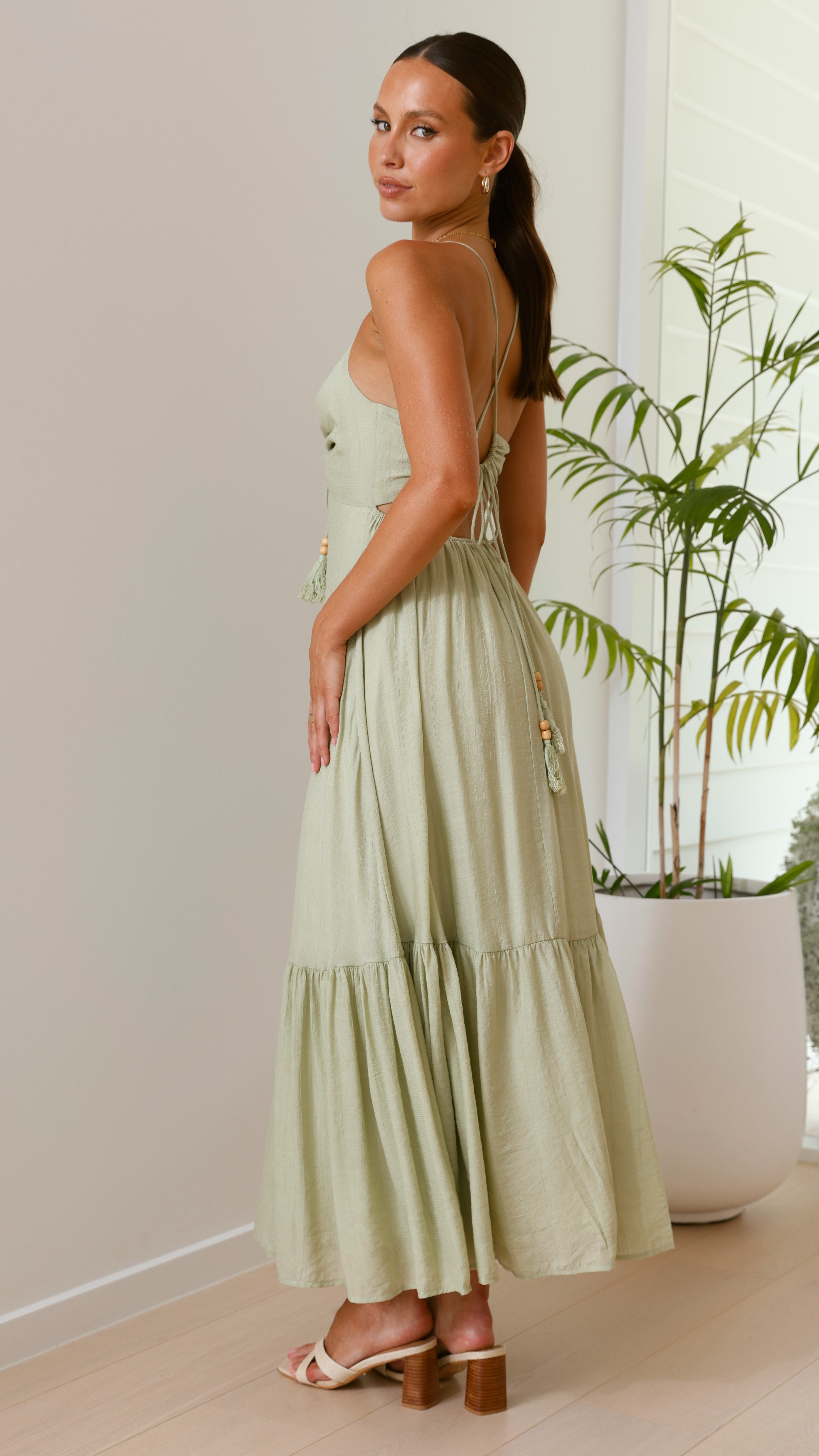 Dabney Maxi Dress - Sage