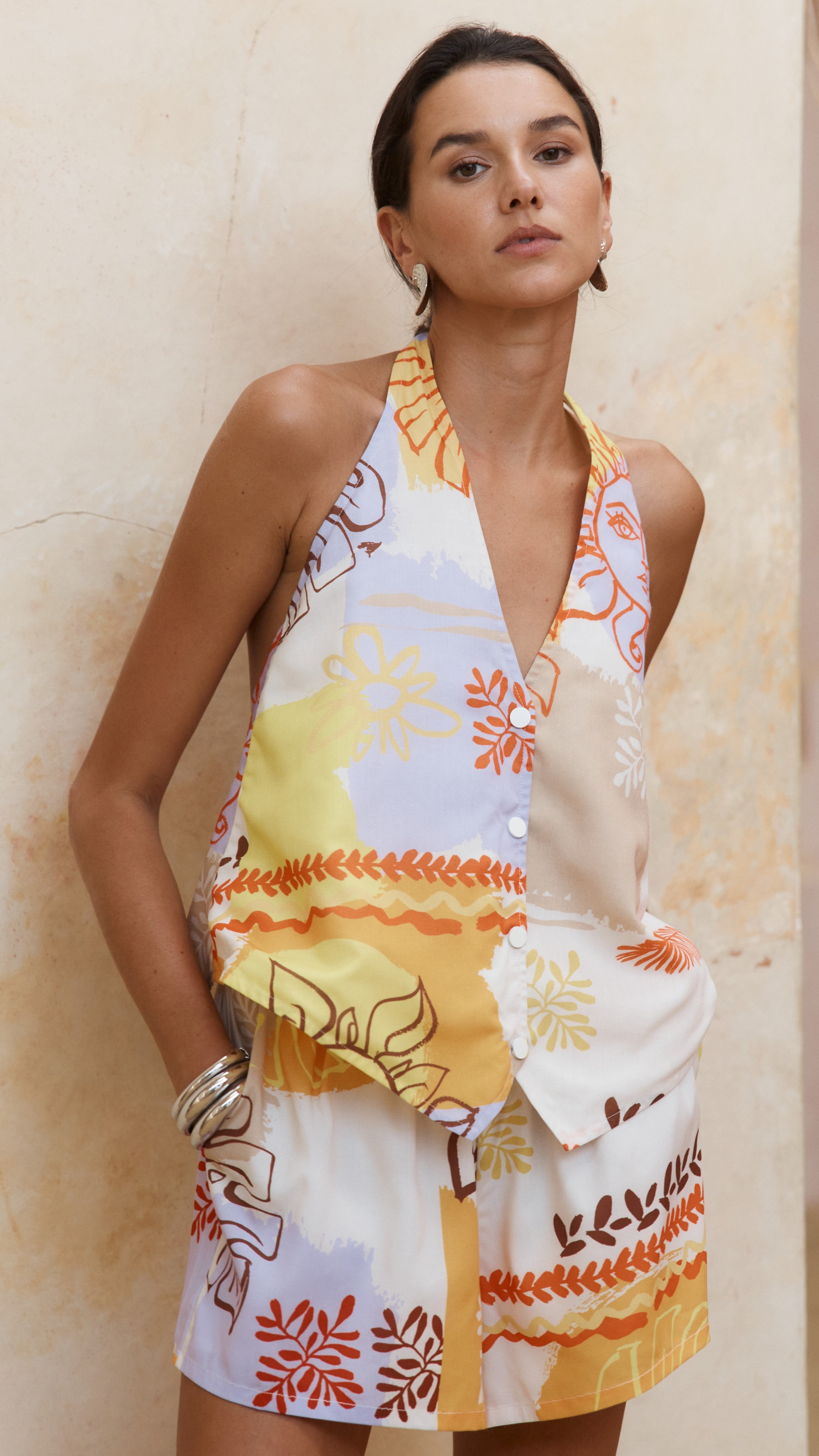 Palama Vest - Palama Print