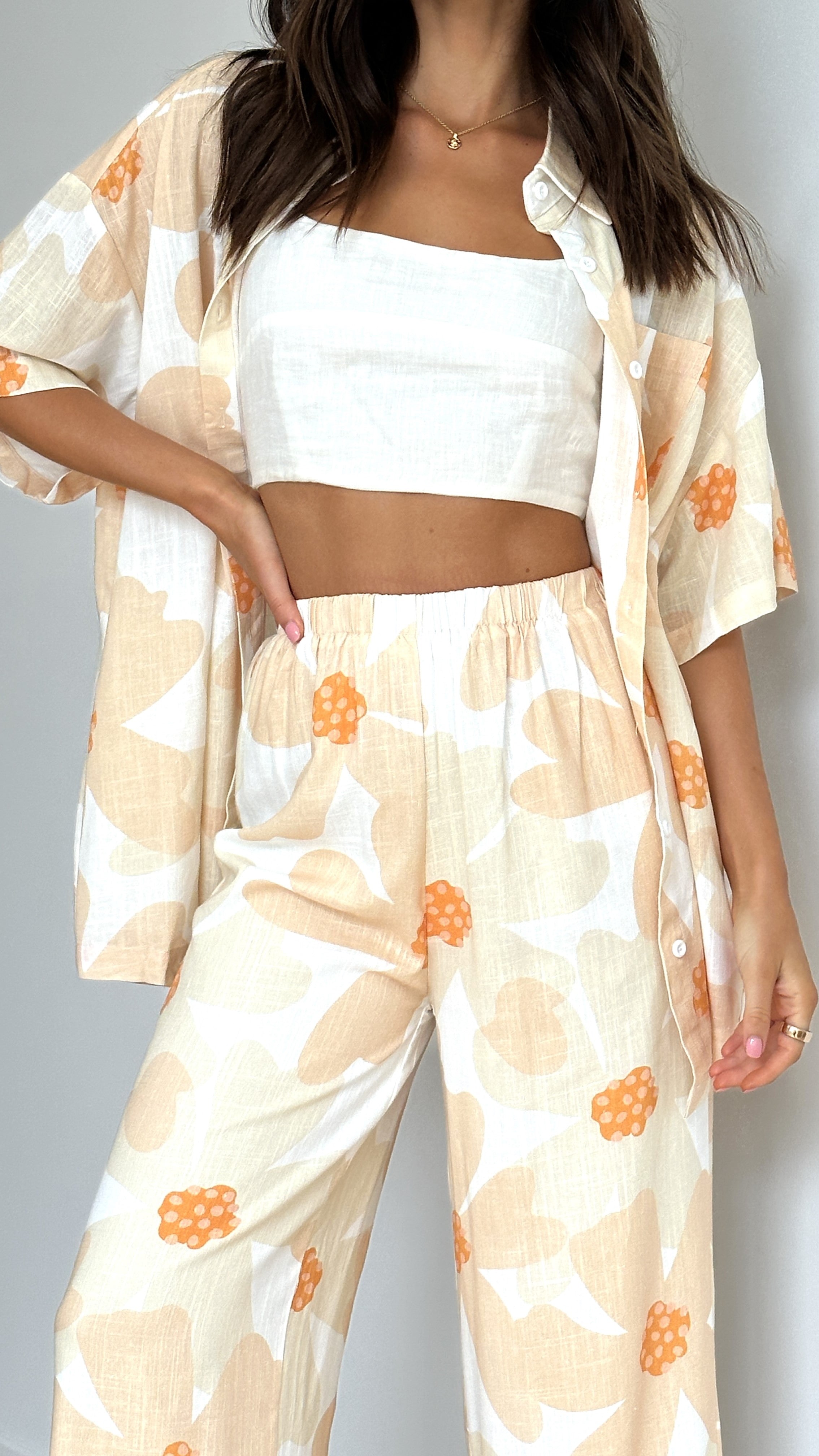 Mia Pants - Buttercup Floral