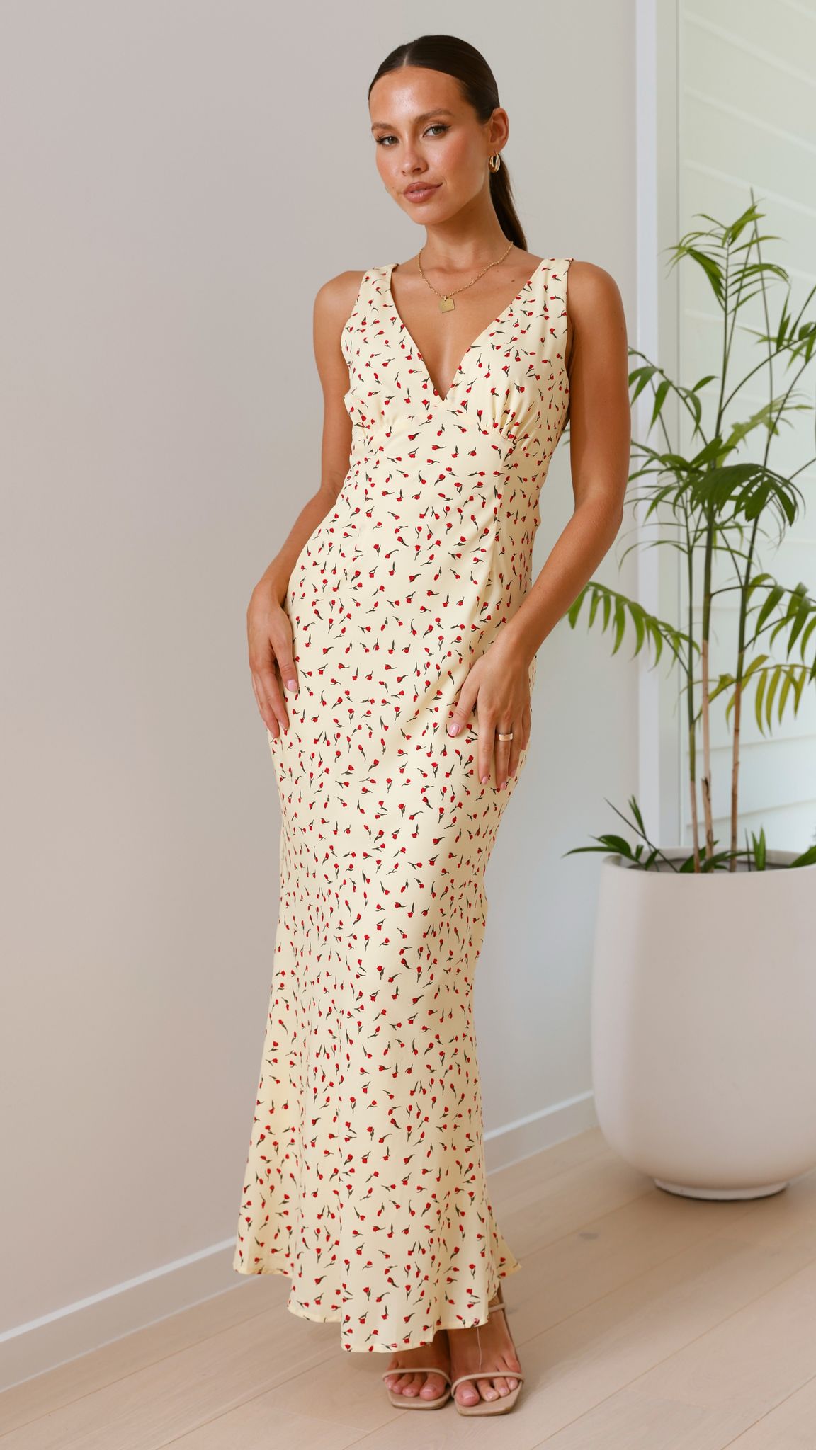 Saniah Maxi Dress - Yellow Rose