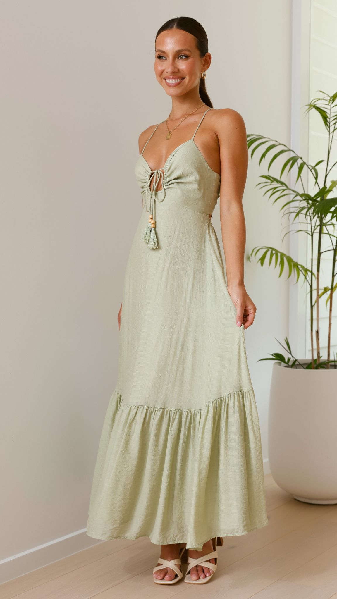 Dabney Maxi Dress - Sage