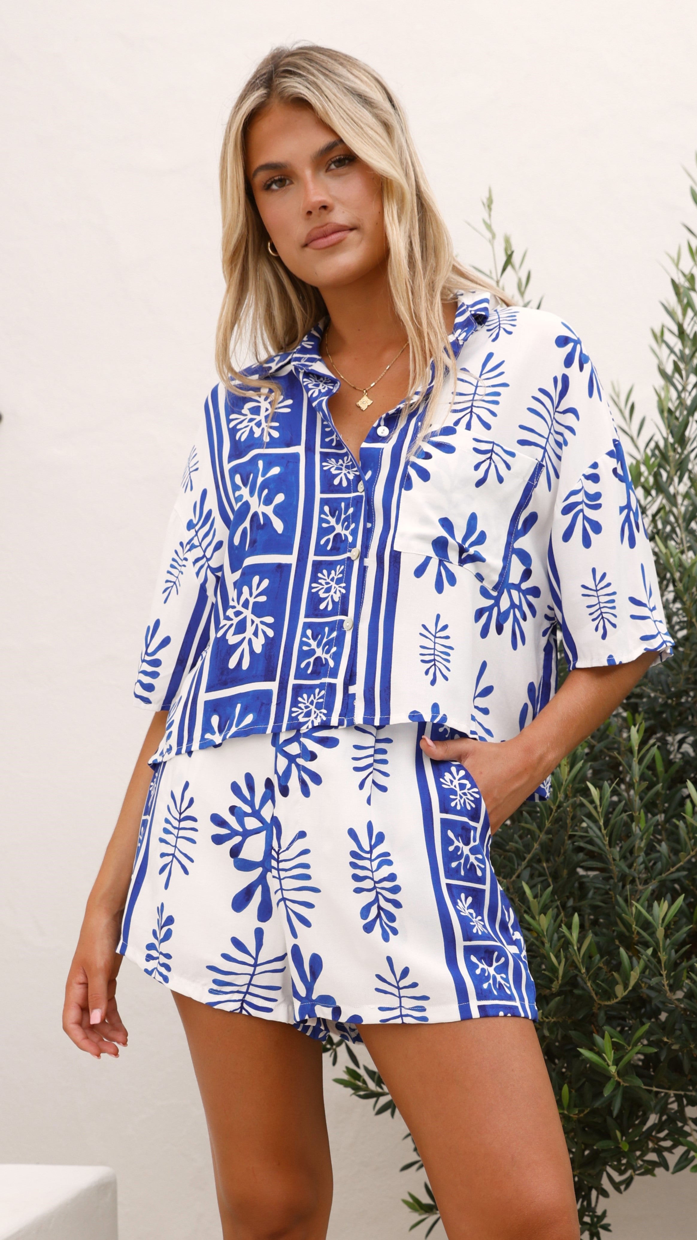 Demi Button Up Shirt - Anya Collection