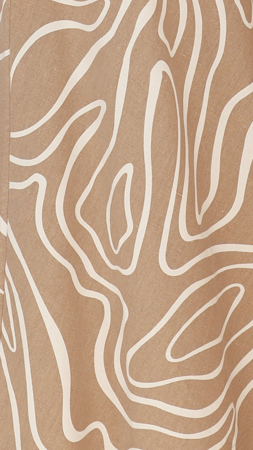 Zaila Maxi Dress - Beige / White Print