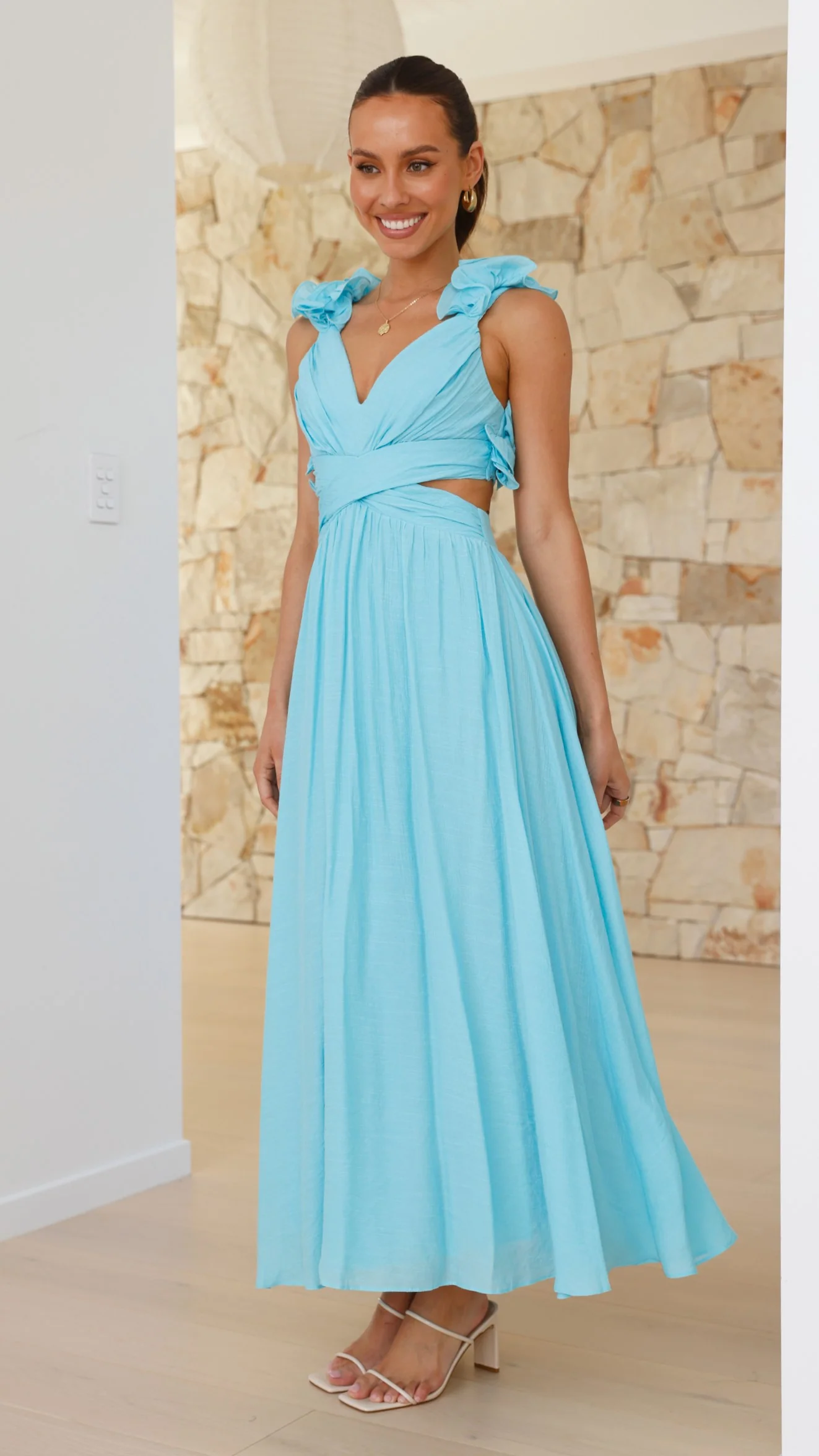 Galilhai Maxi Dress - Blue