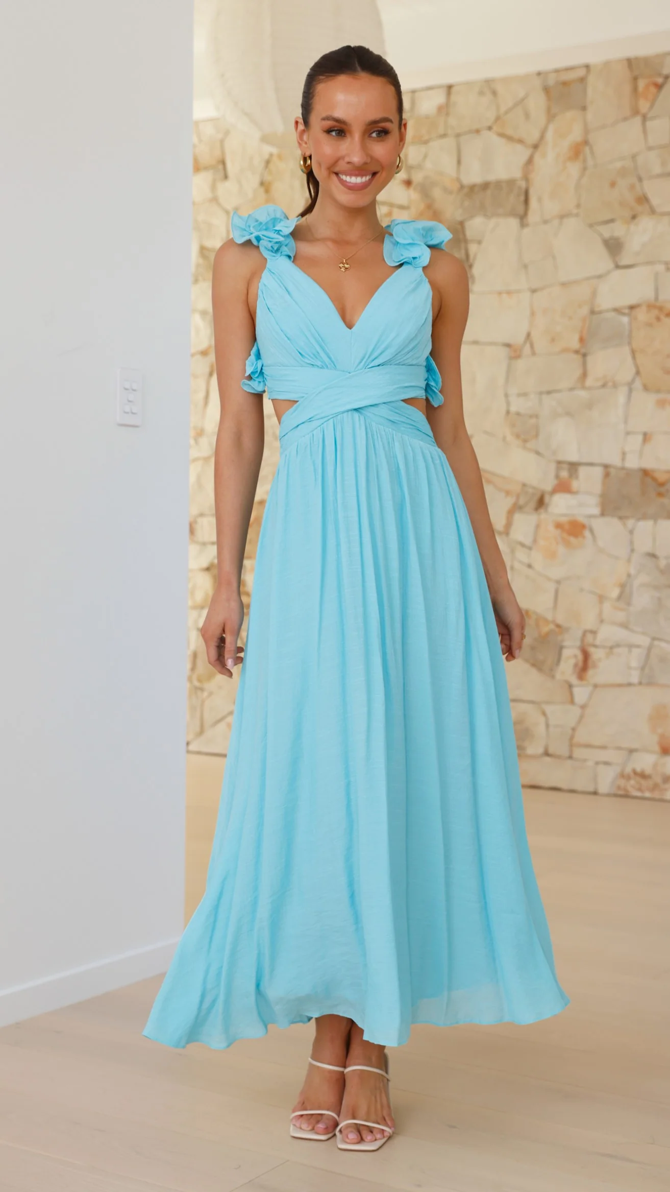Galilhai Maxi Dress - Blue
