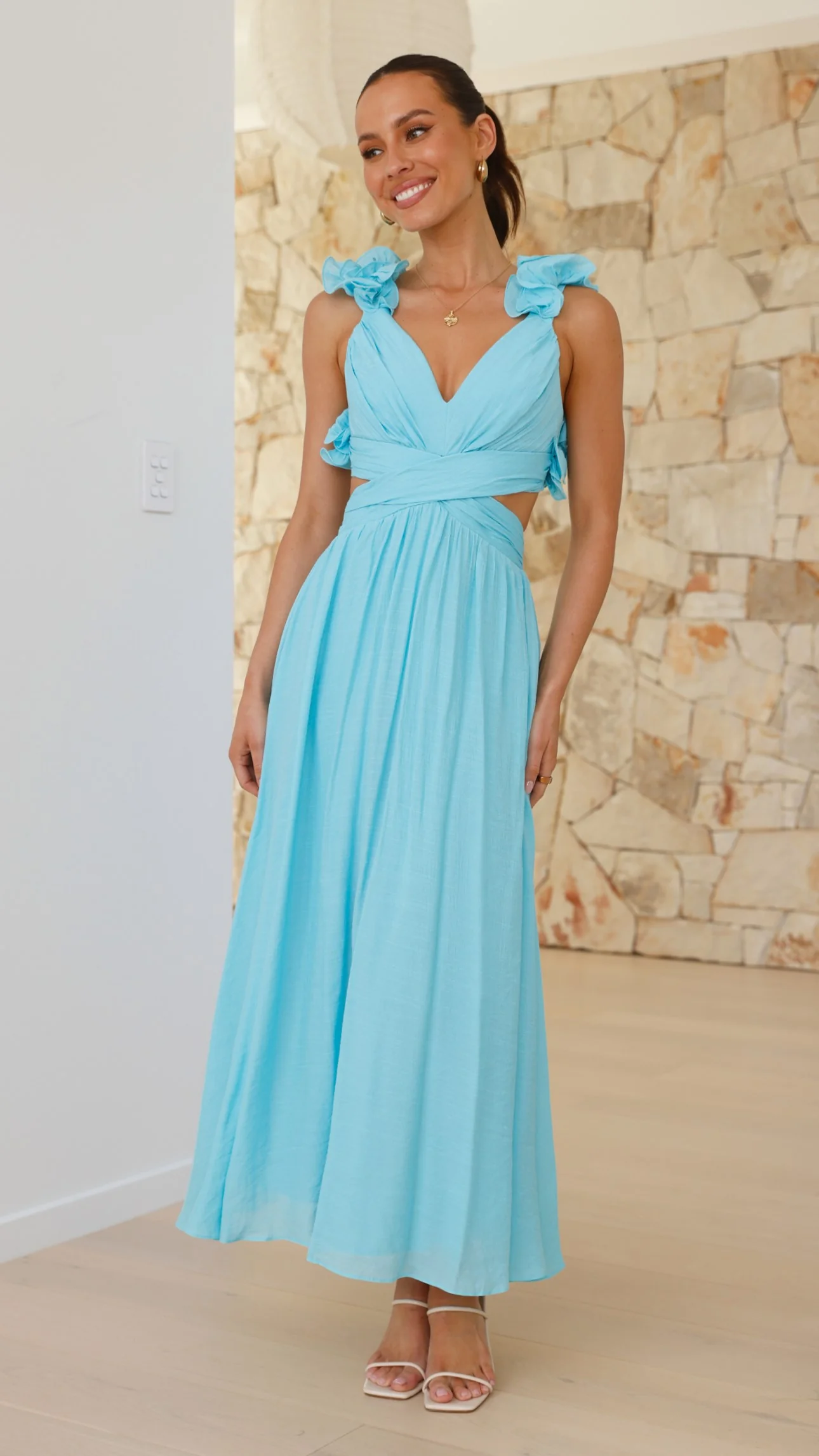 Galilhai Maxi Dress - Blue