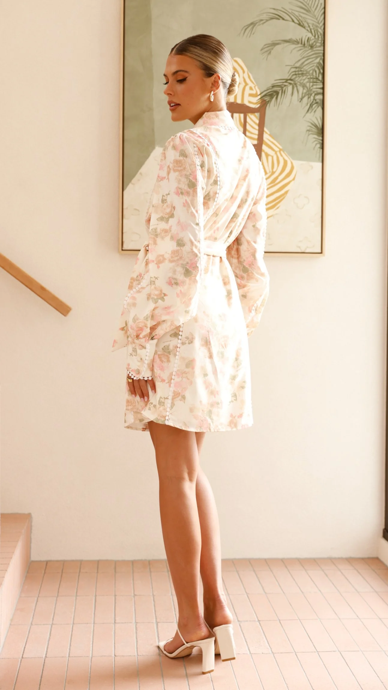 Rhea Mini Dress - Blossom Print
